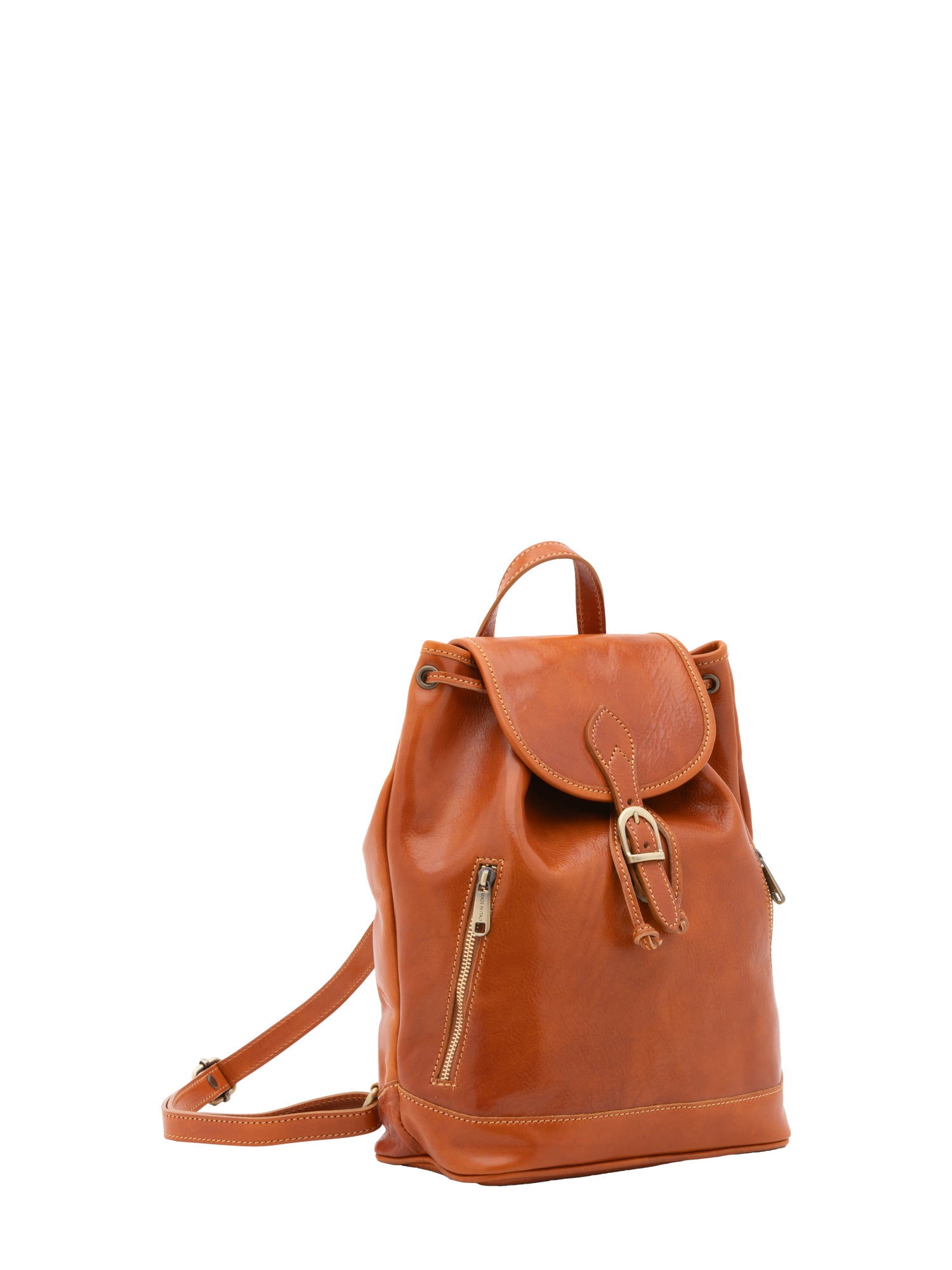 Shoulder Bag I Fratelli Women Genuine leather -Nero Cognac