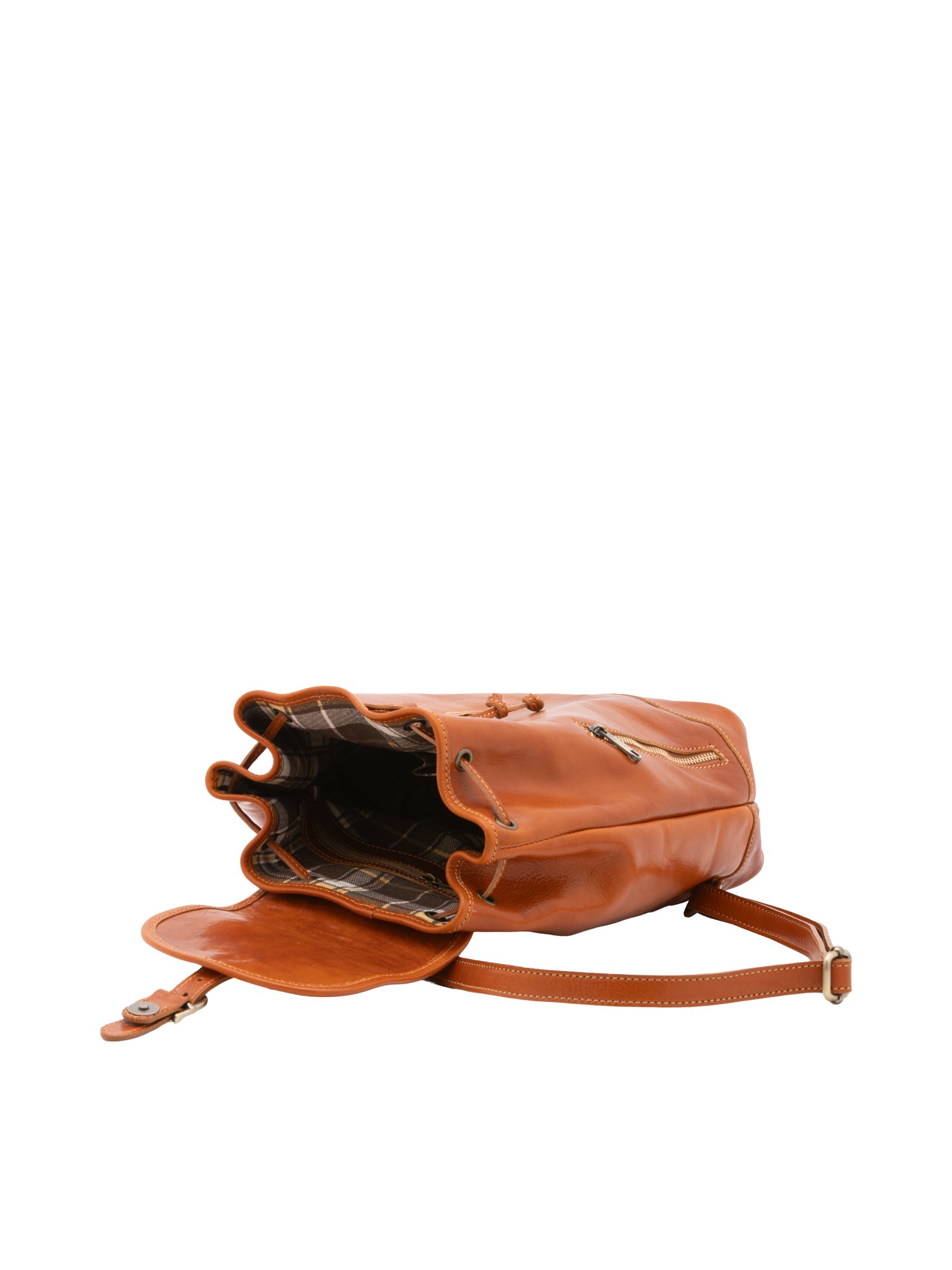 Shoulder Bag I Fratelli Women Genuine leather -Nero Cognac