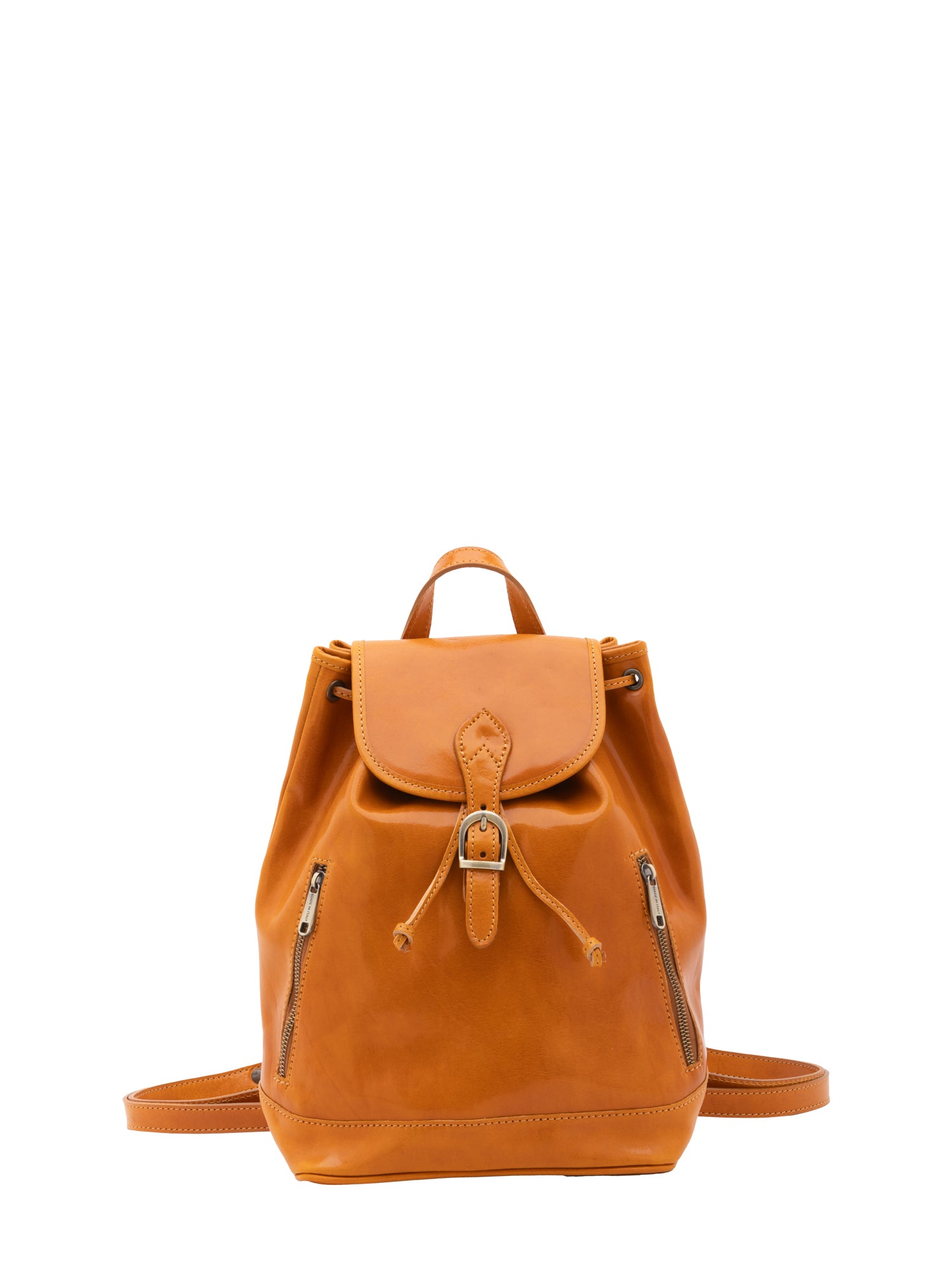 Shoulder Bag I Fratelli Women Genuine leather -Nero Senape