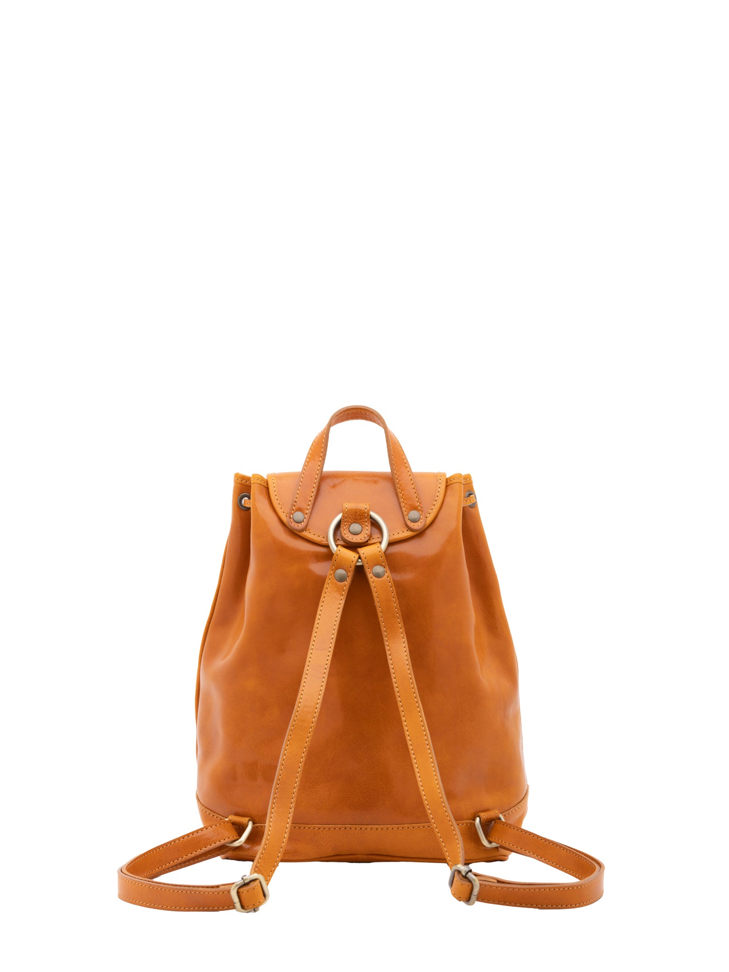 Shoulder Bag I Fratelli Women Genuine leather -Nero Senape