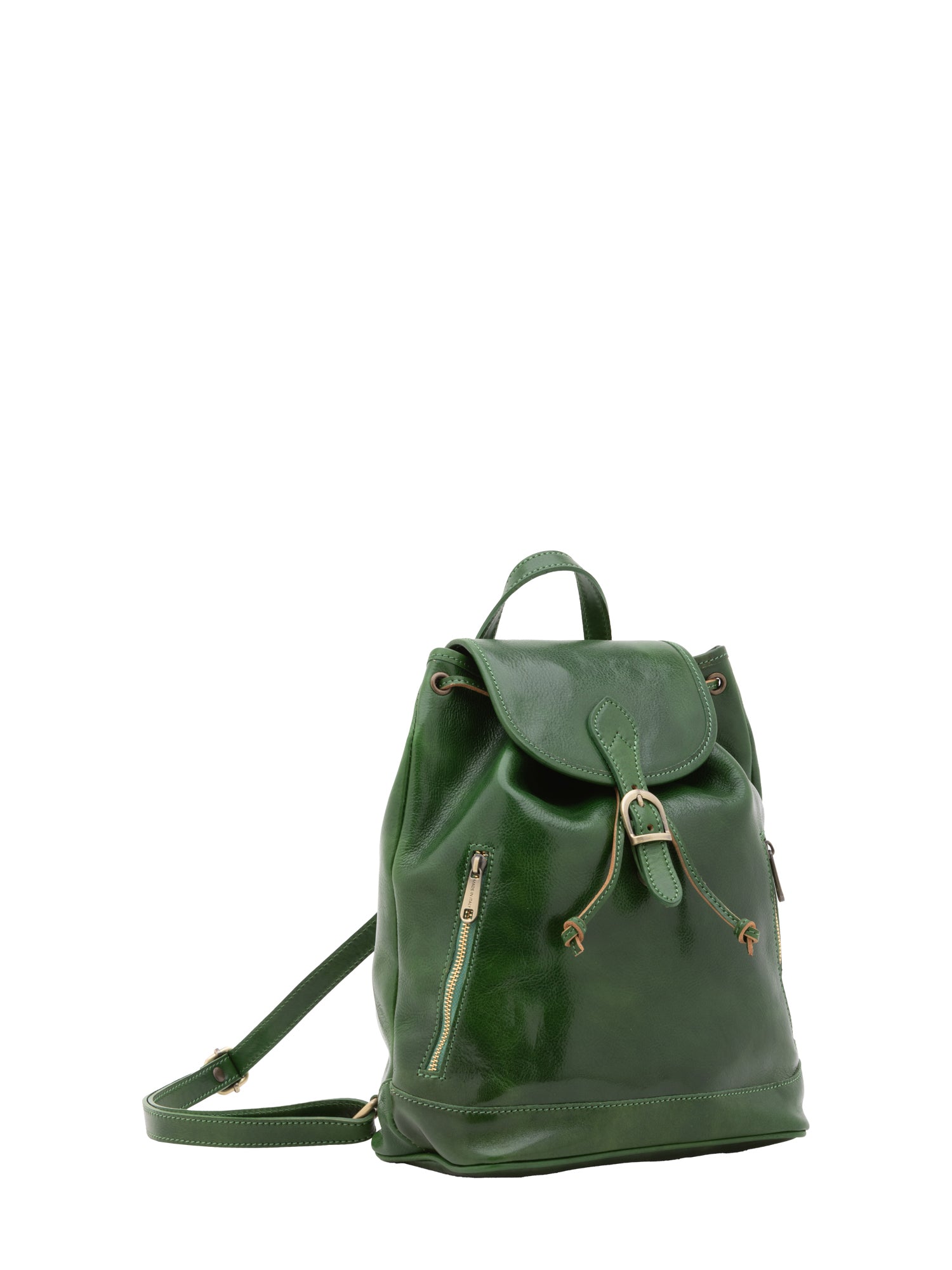 Shoulder Bag I Fratelli Women Genuine leather -Nero Verde