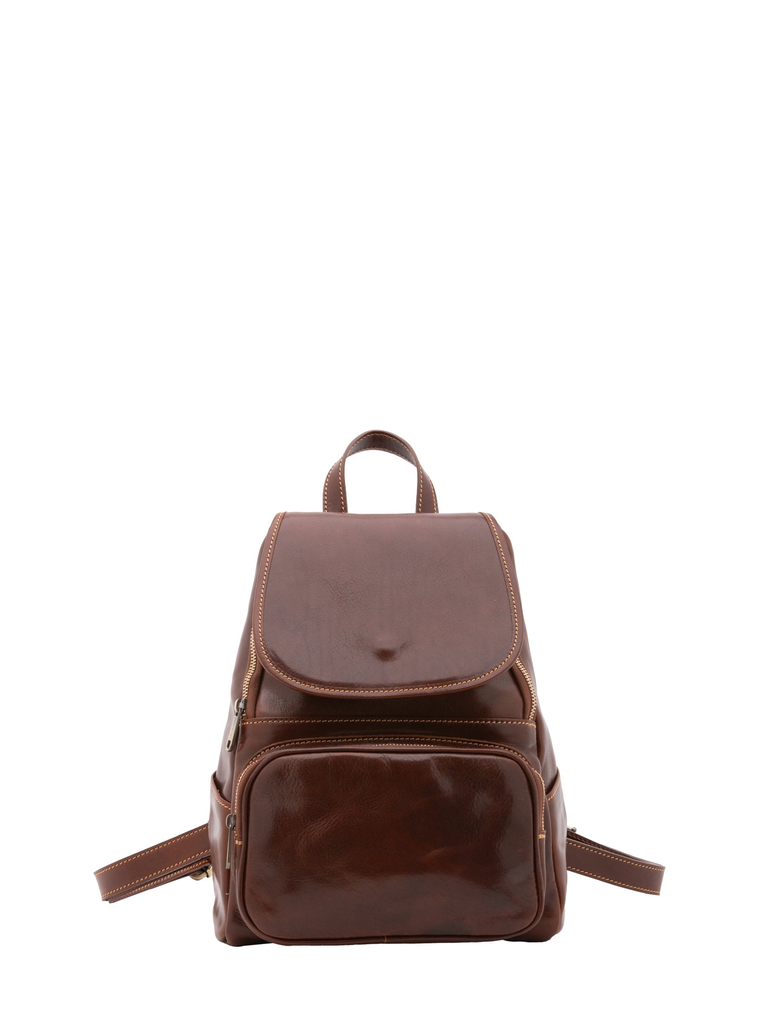 Shoulder Bag I Fratelli Women Genuine leather -Verde Marrone