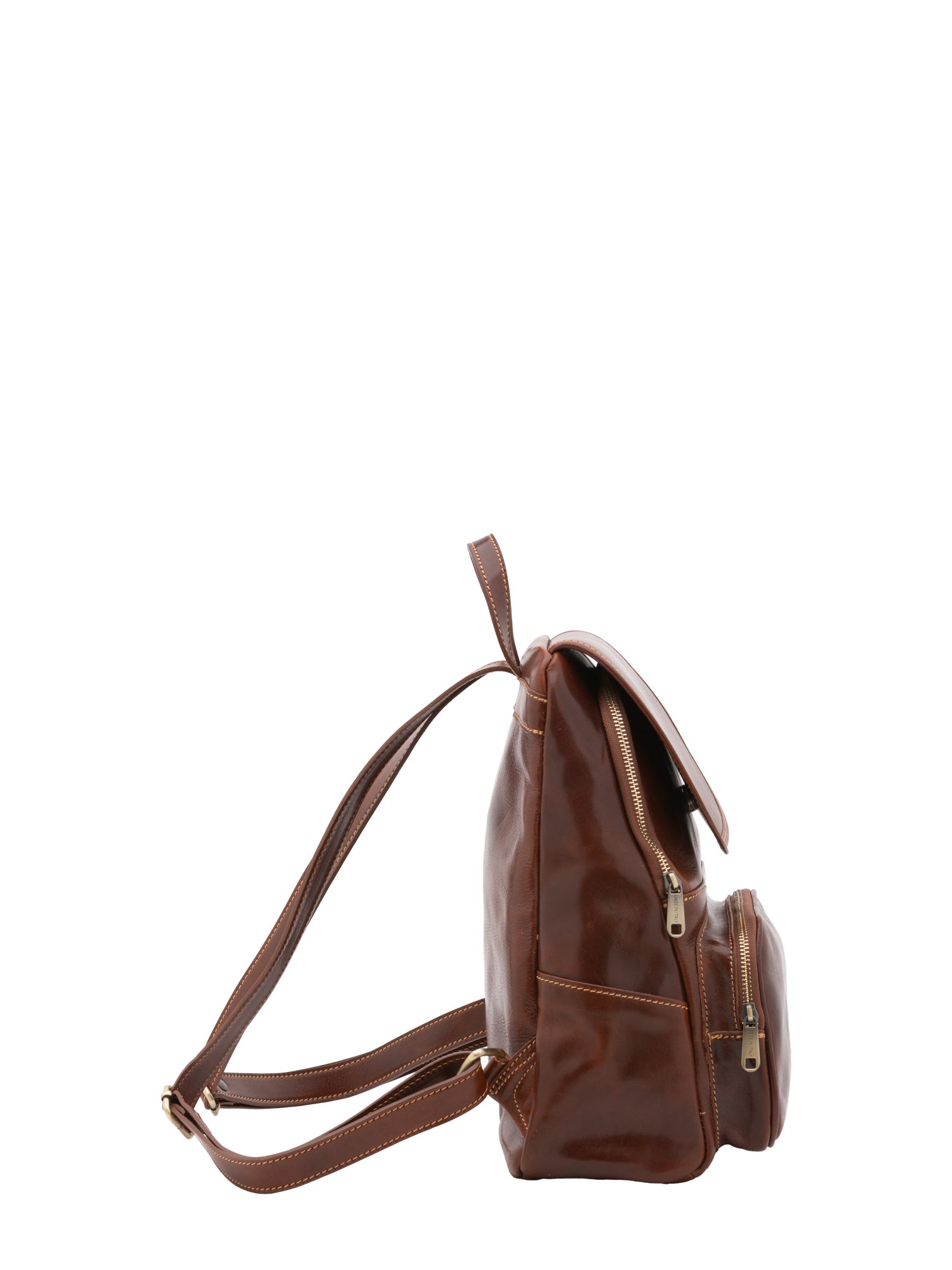 Shoulder Bag I Fratelli Women Genuine leather -Verde Marrone