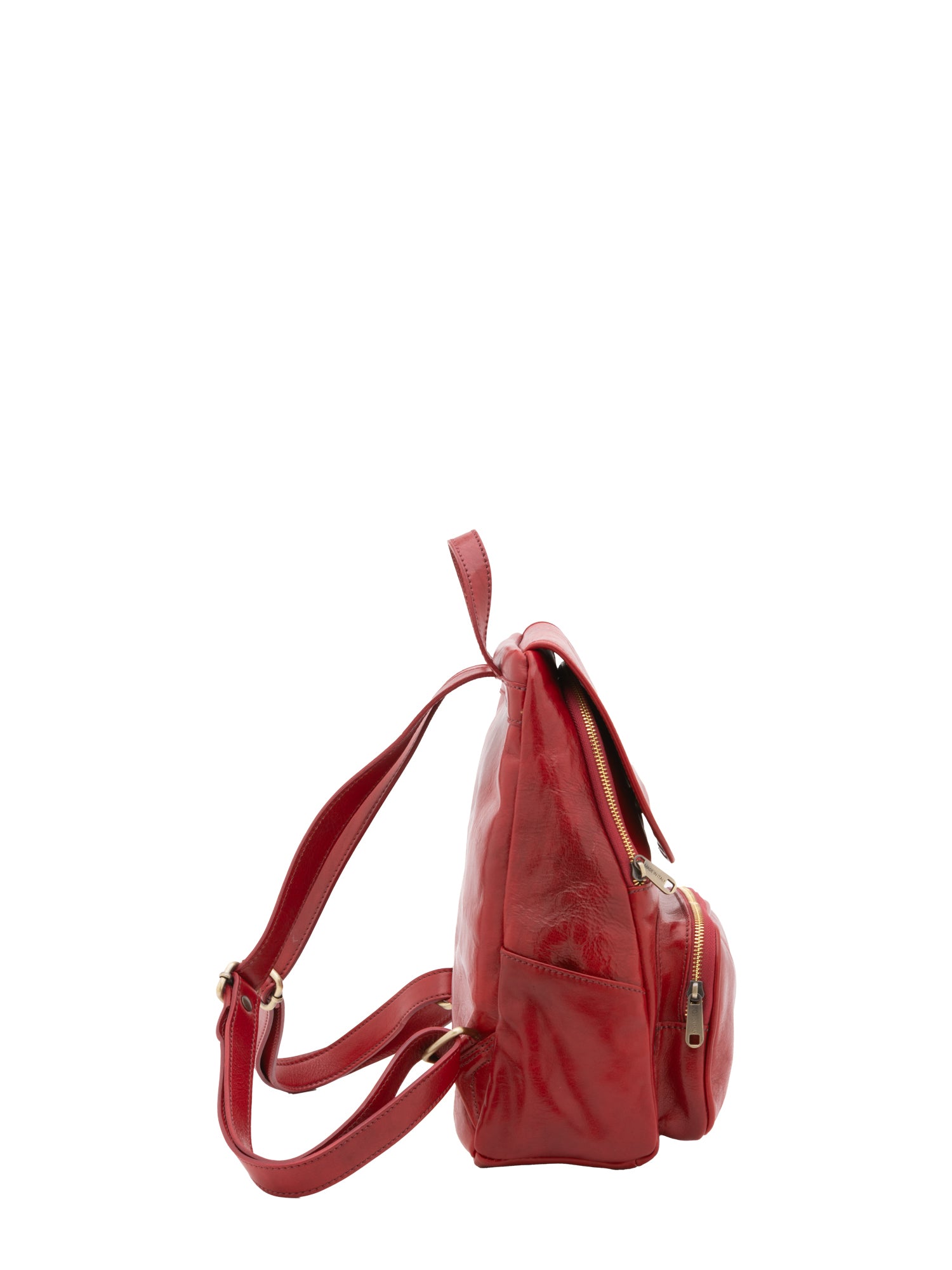 Shoulder Bag I Fratelli Women Genuine leather -Verde Rosso