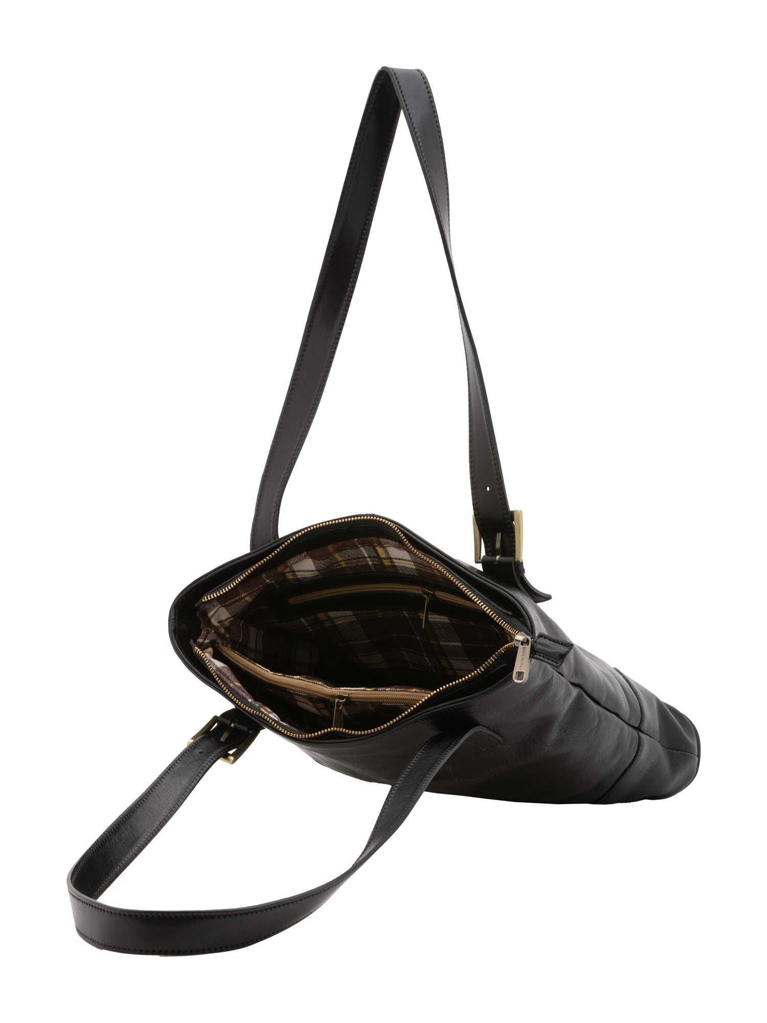Shoulder Bag I Fratelli Women Genuine leather -Blu Nero