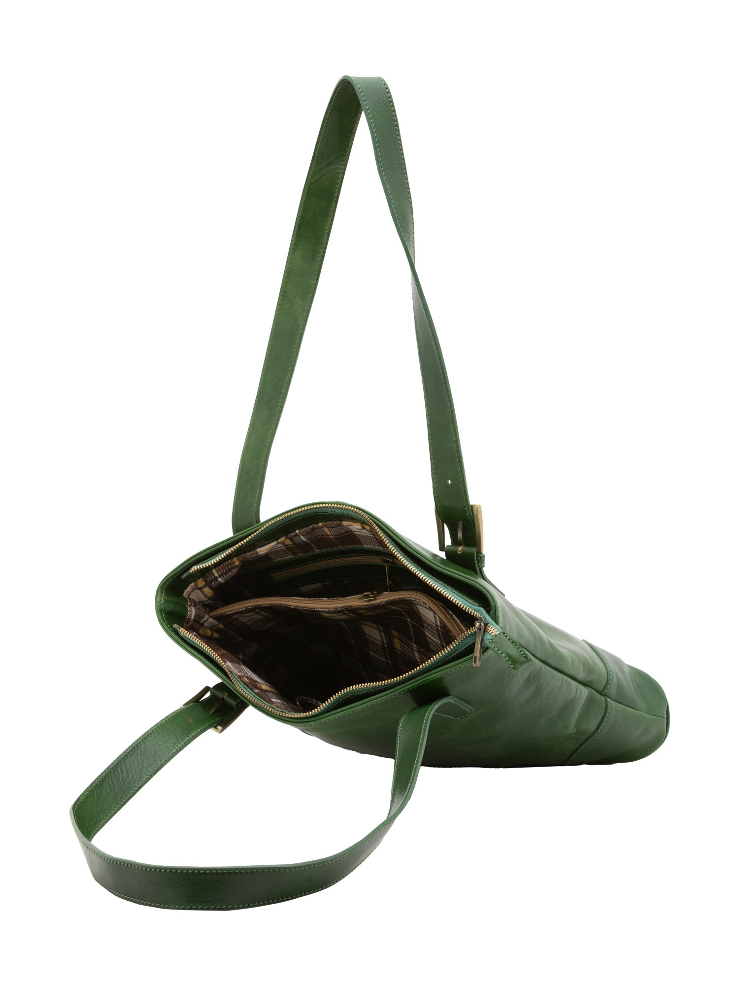 Shoulder Bag I Fratelli Women Genuine leather -Blu Verde