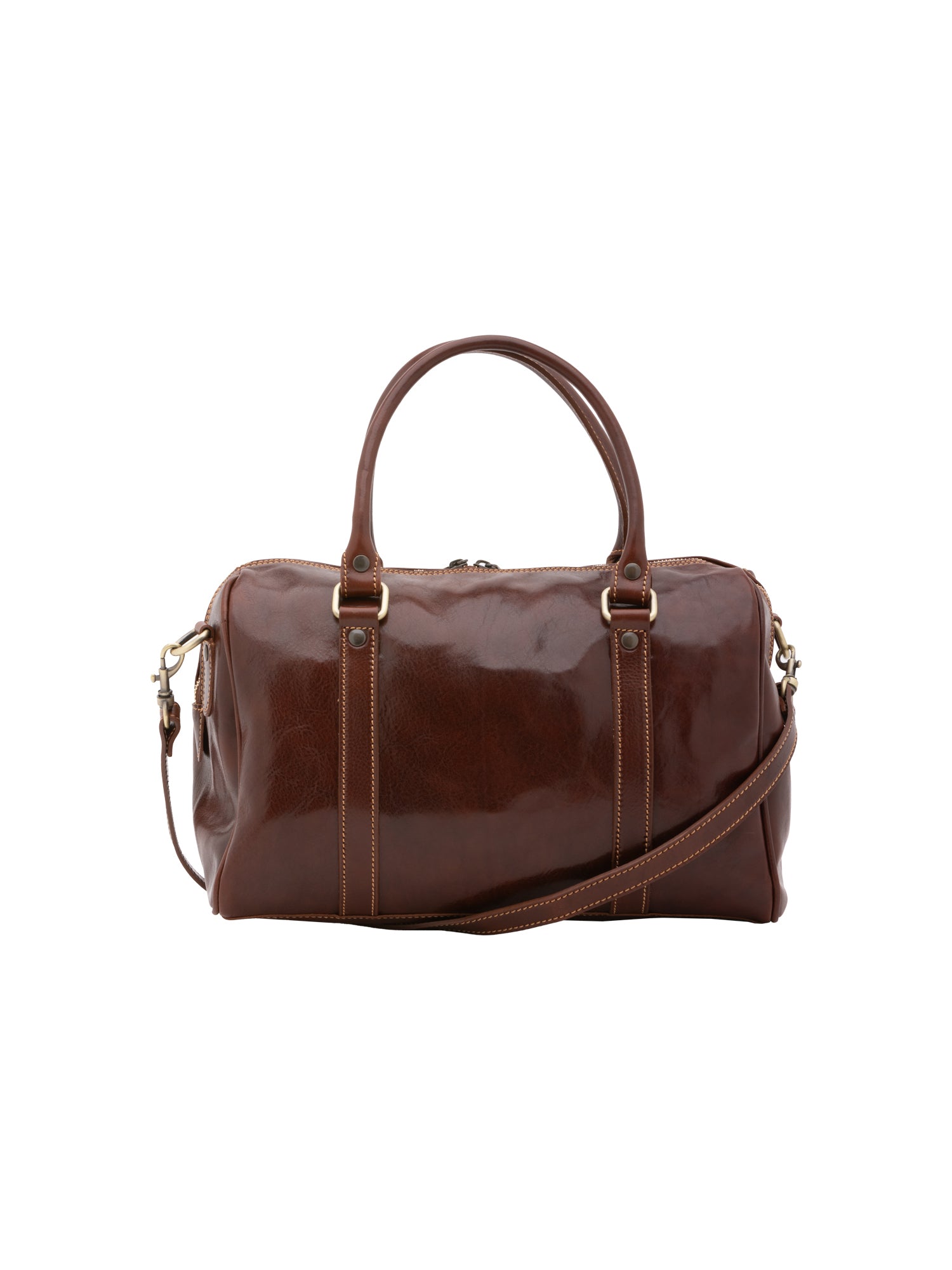 Bowler bag I Fratelli Women Genuine leather -Tmoro Marrone