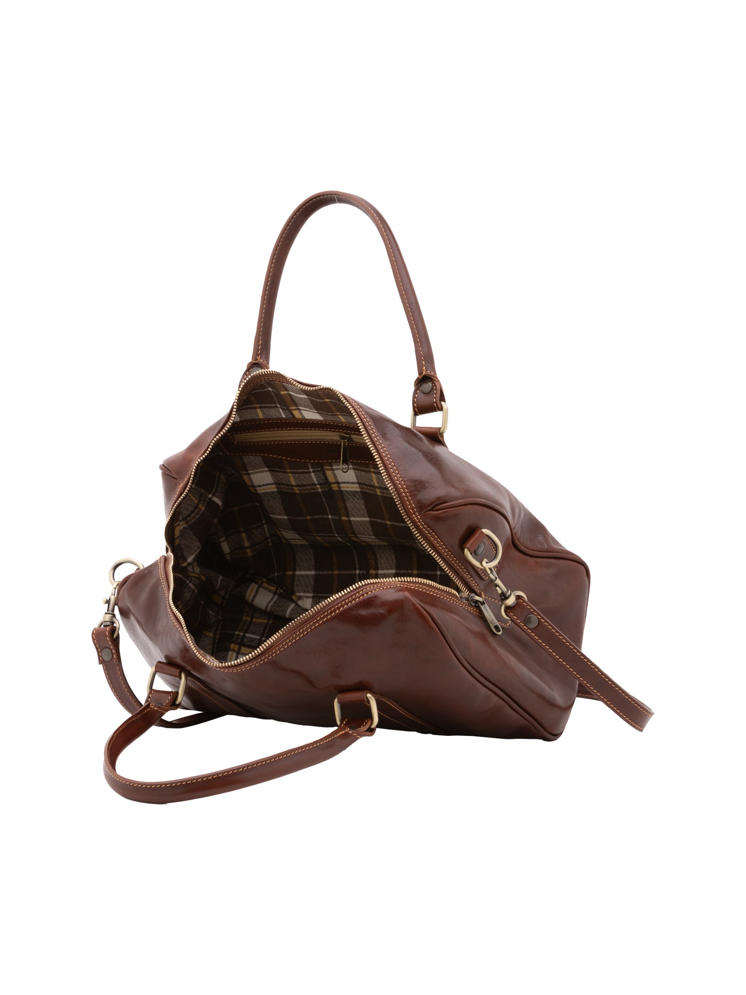 Bowler bag I Fratelli Women Genuine leather -Tmoro Marrone