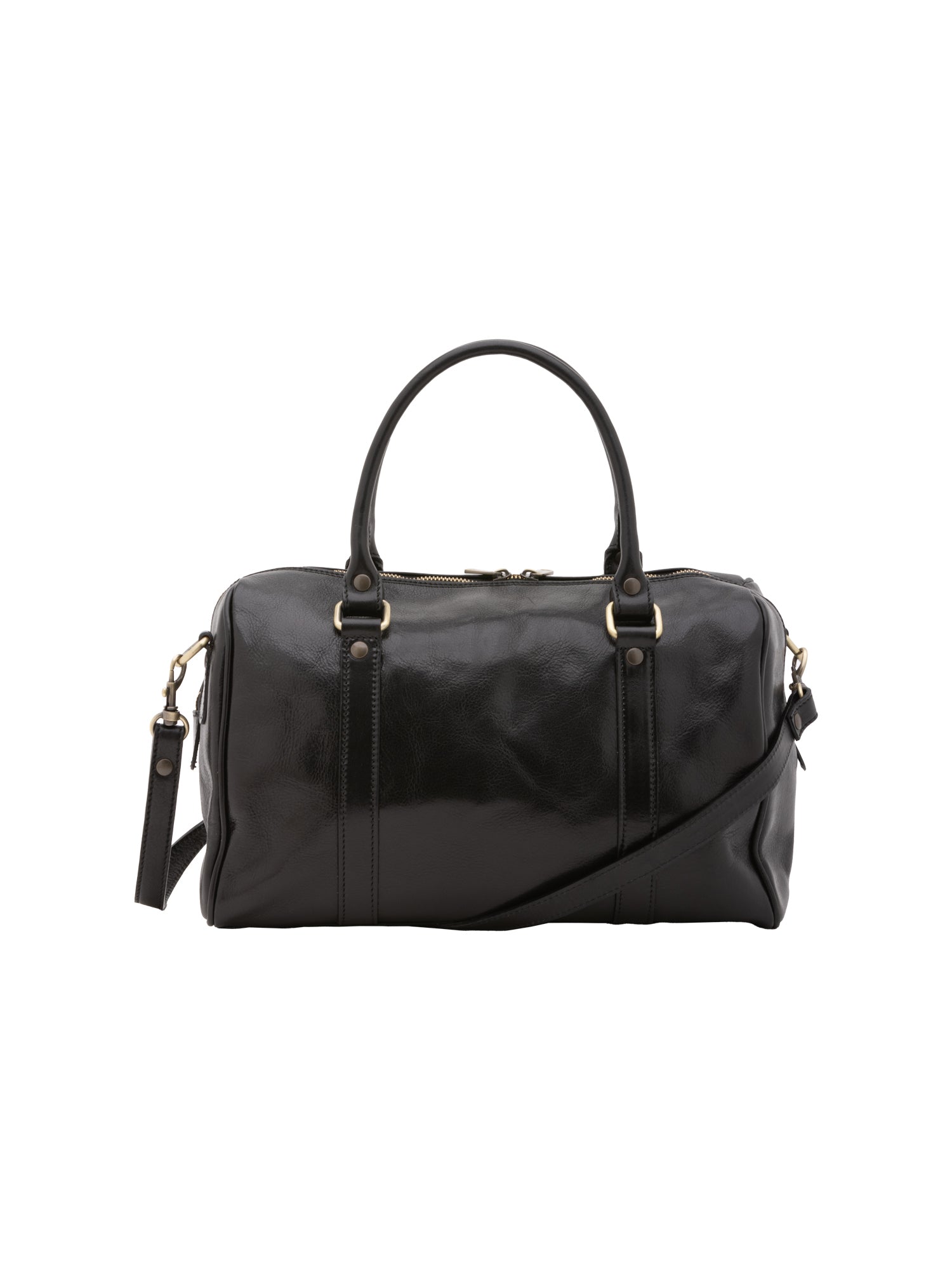 Bowler bag I Fratelli Women Genuine leather -Tmoro Nero