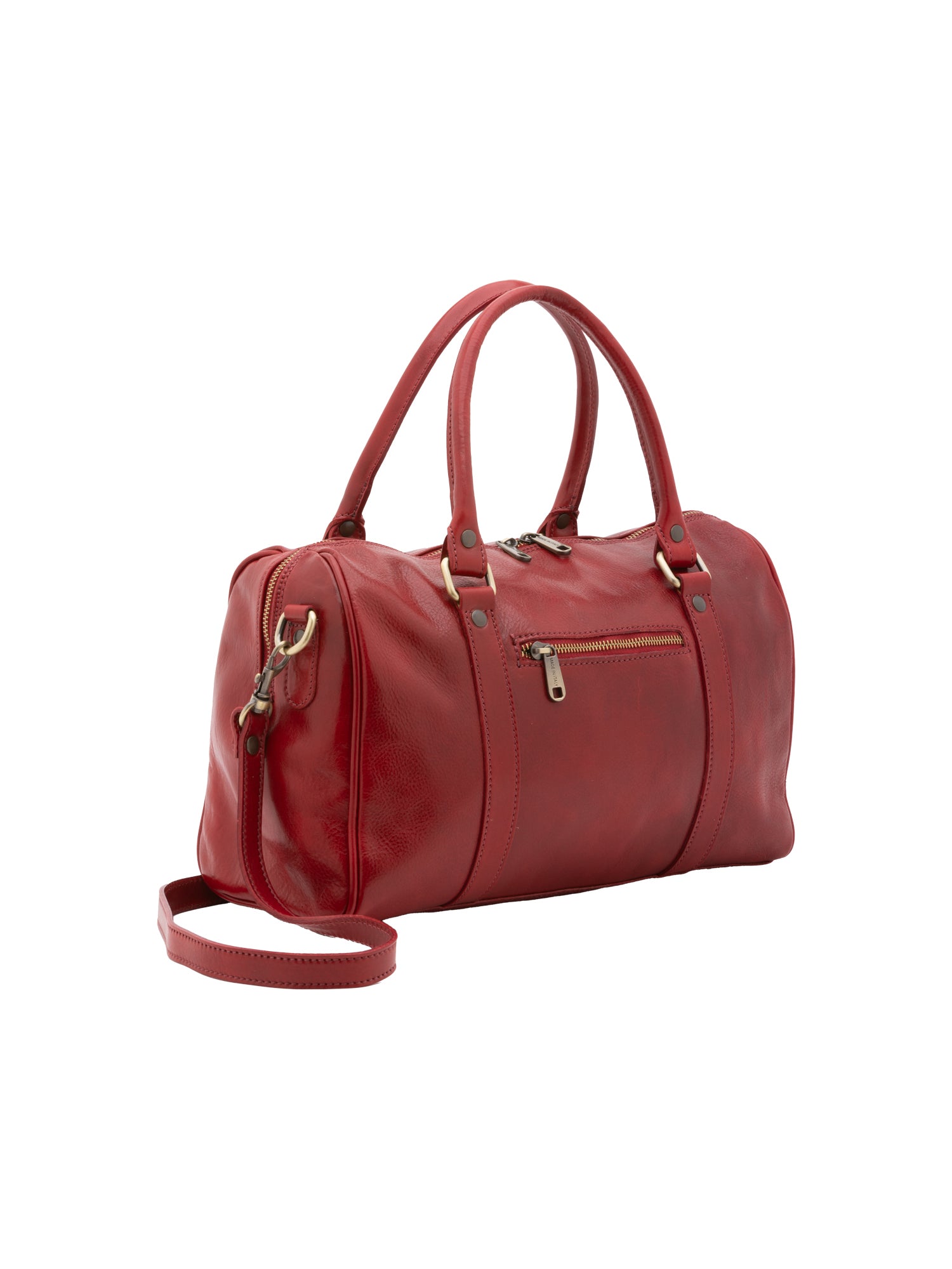 Bowler bag I Fratelli Women Genuine leather -Tmoro Rosso