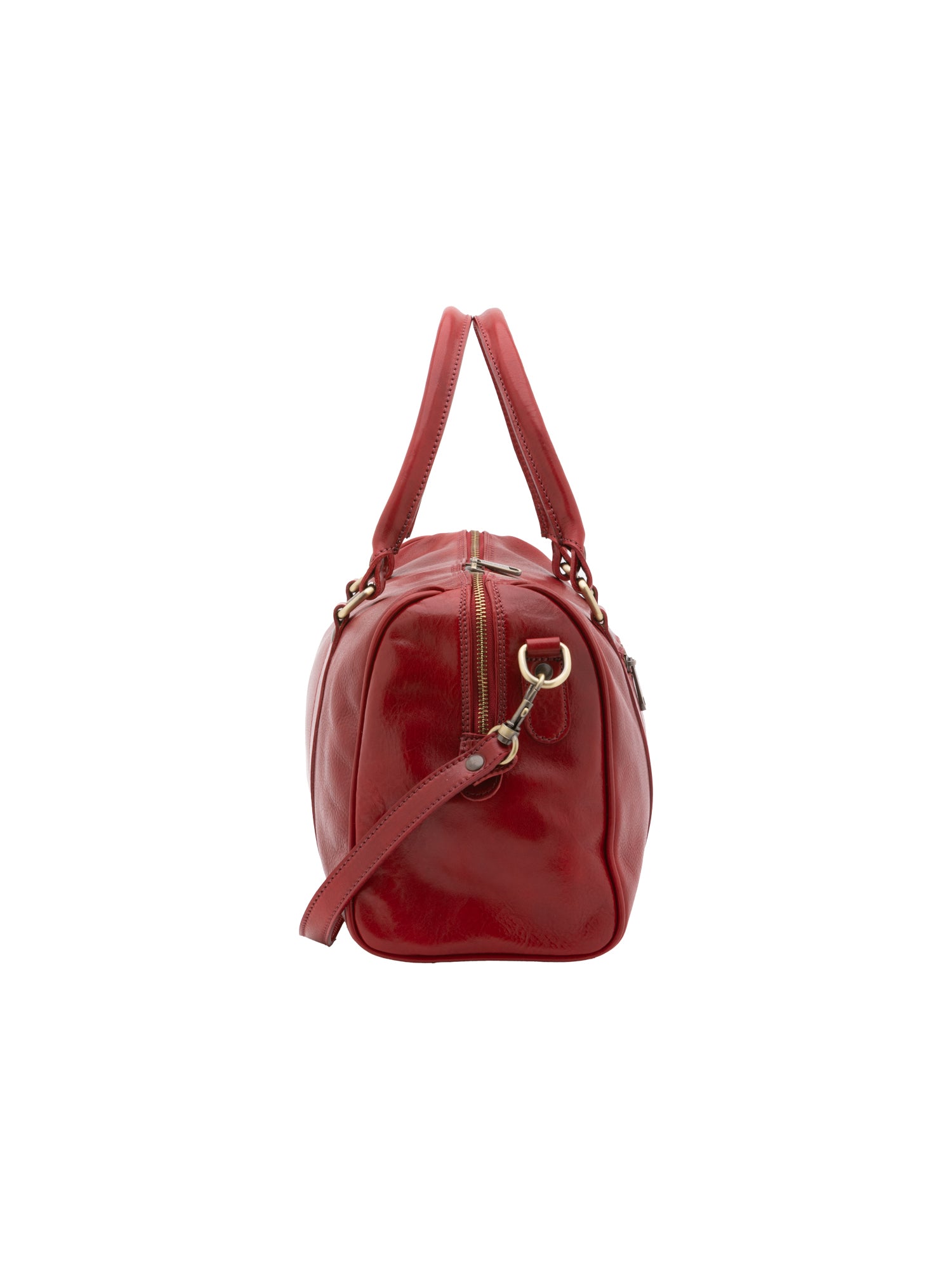 Bowler bag I Fratelli Women Genuine leather -Tmoro Rosso