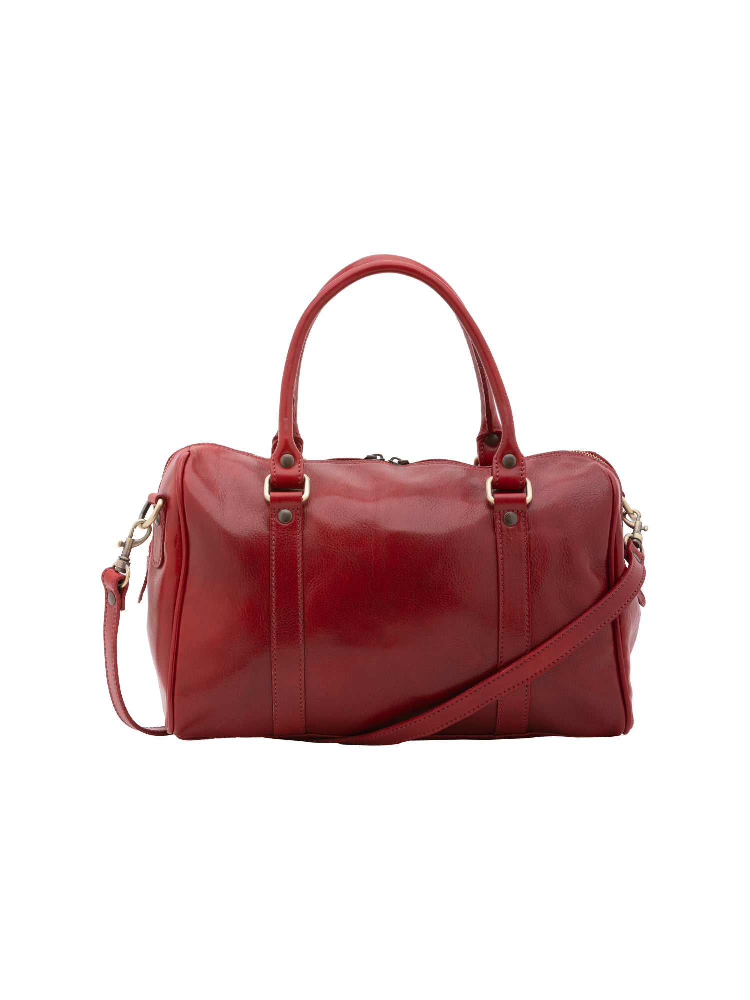 Bowler bag I Fratelli Women Genuine leather -Tmoro Rosso