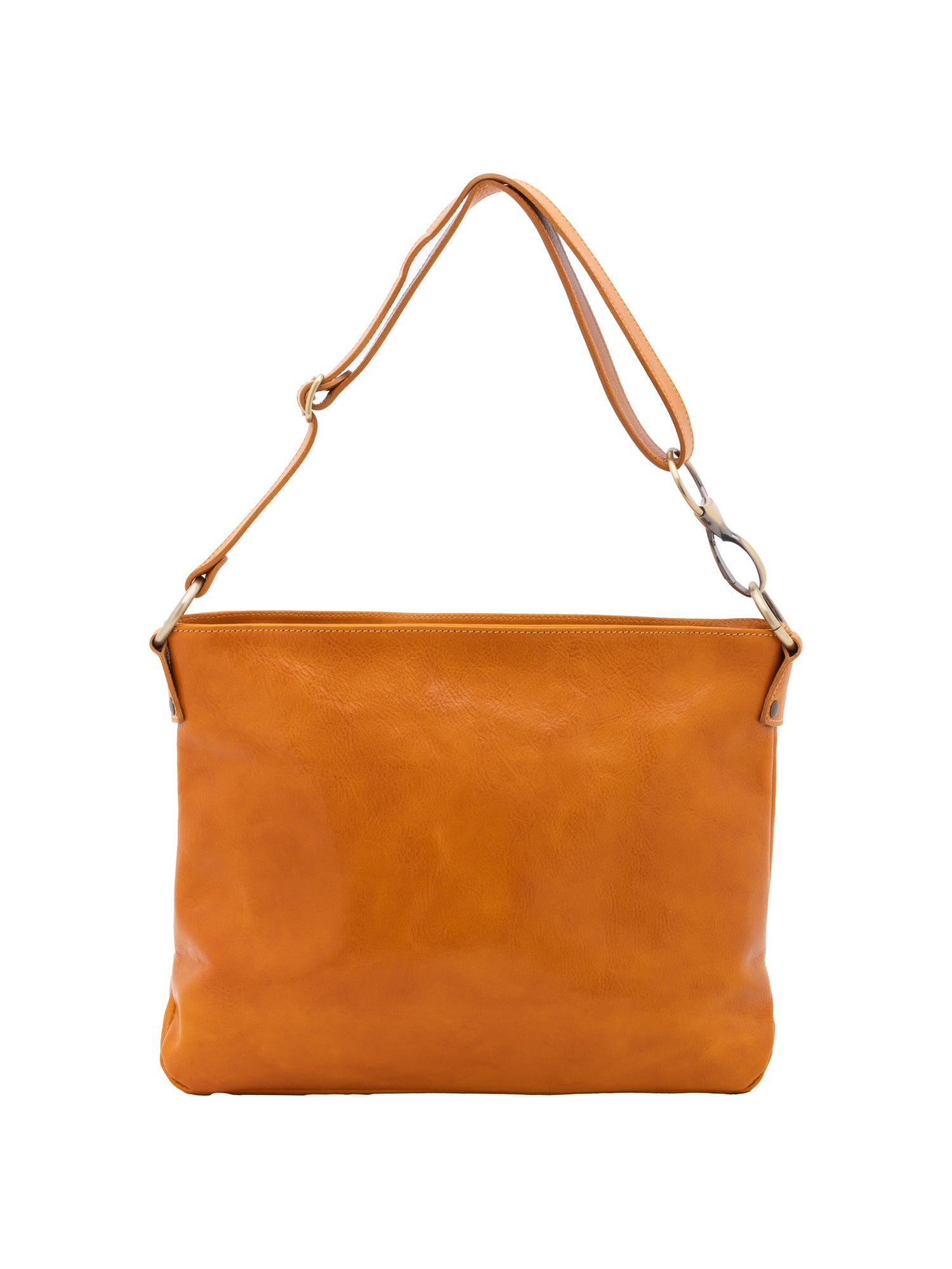 Shoulder Bag I Fratelli Women Genuine leather -Cognac Senape
