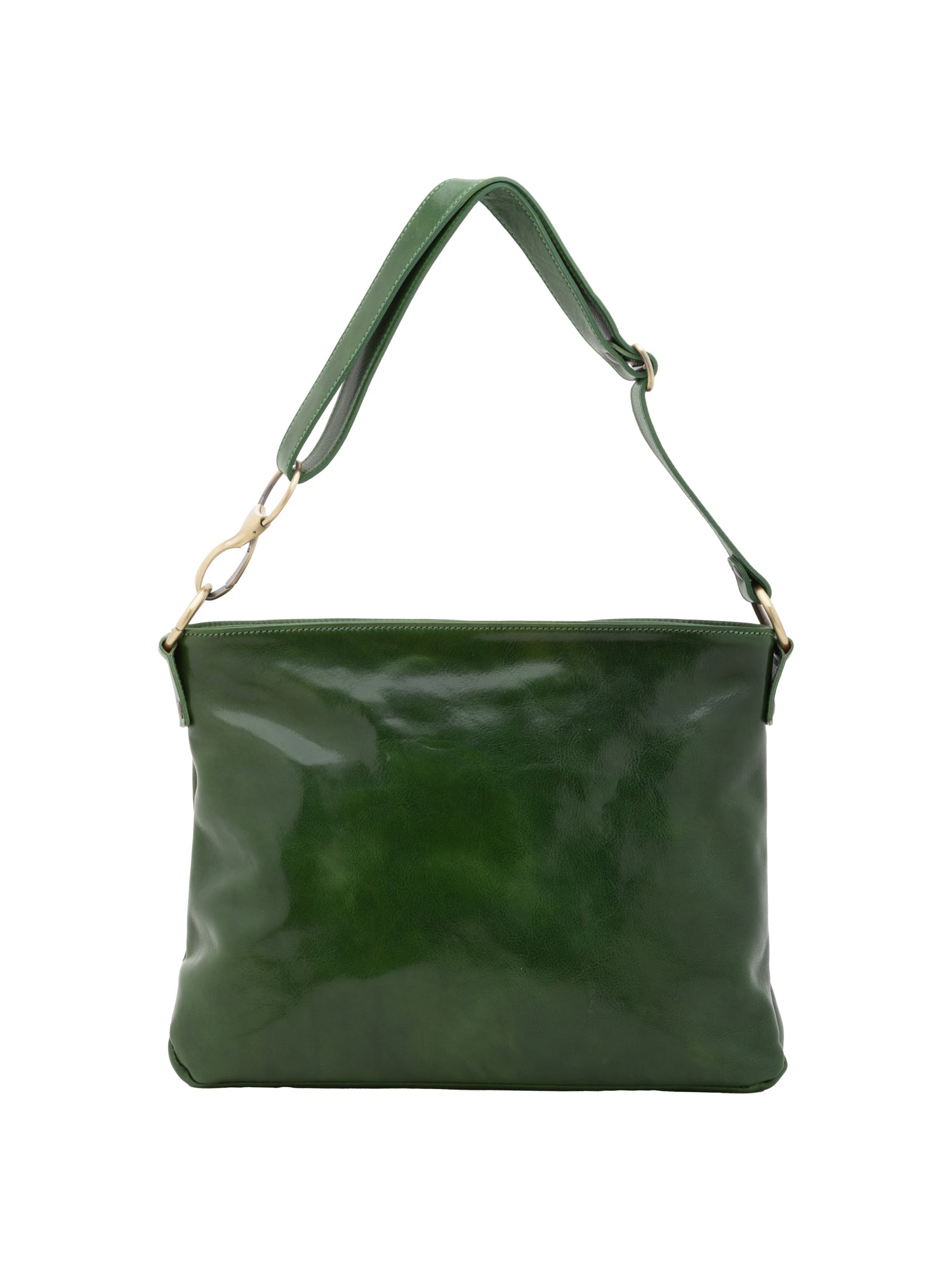 Shoulder Bag I Fratelli Women Genuine leather -Cognac Verde