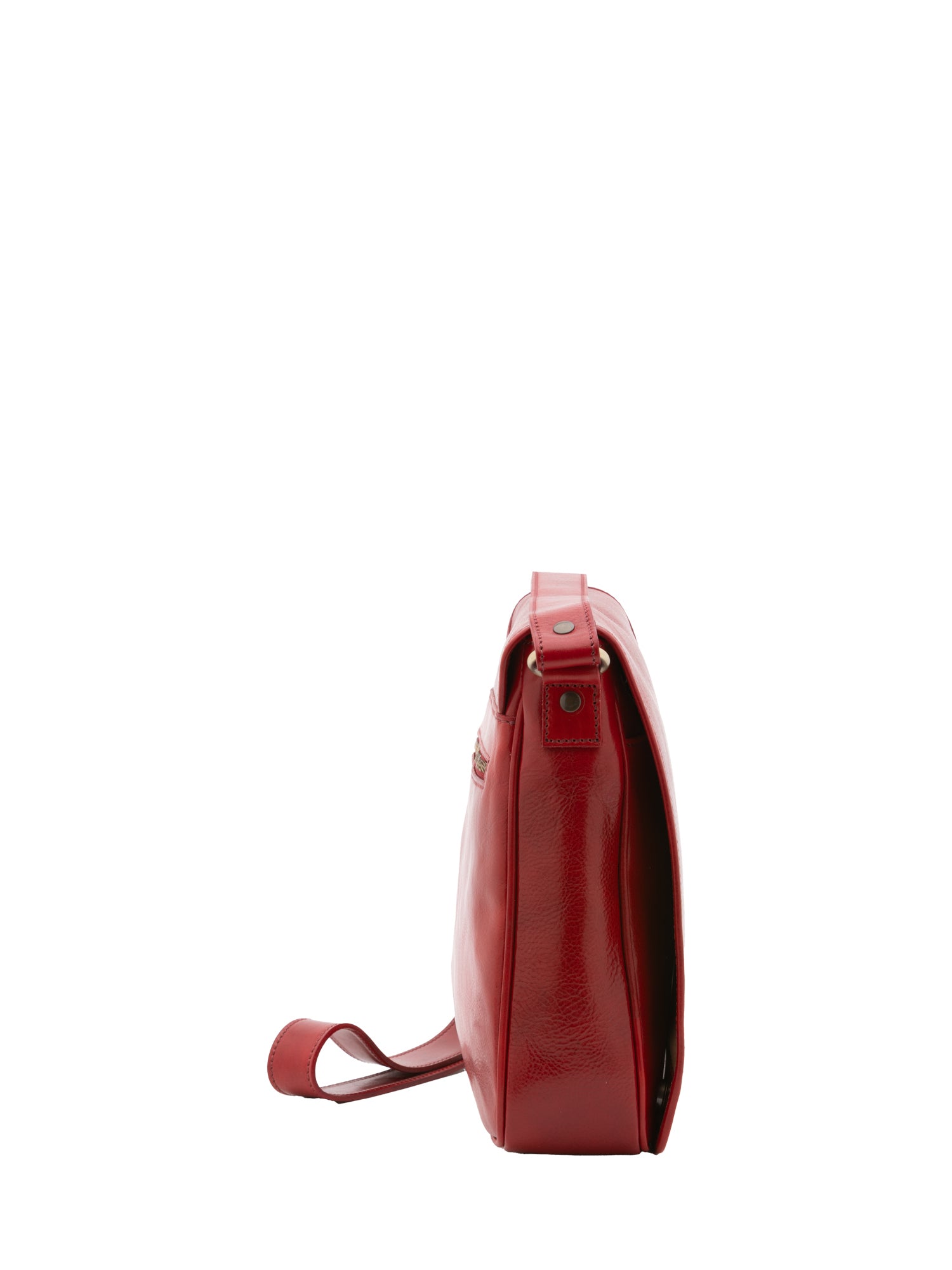 Crossbody bag I Fratelli Men Genuine leather -Cognac Rosso