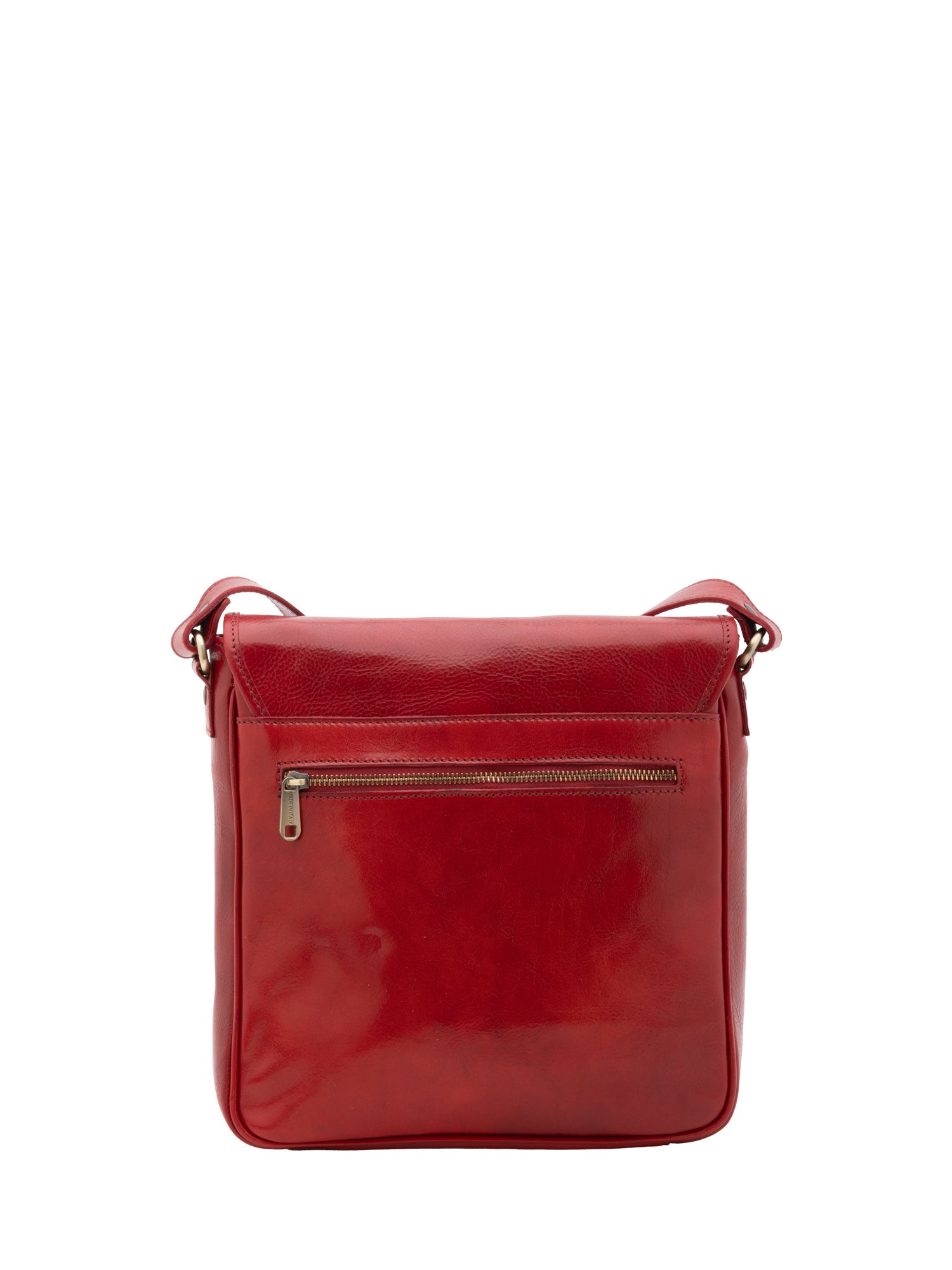 Crossbody bag I Fratelli Men Genuine leather -Cognac Rosso