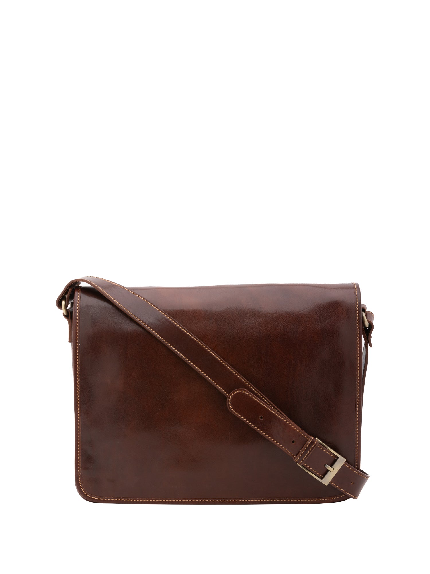 Crossbody bag I Fratelli Men Genuine leather -Tmoro Marrone