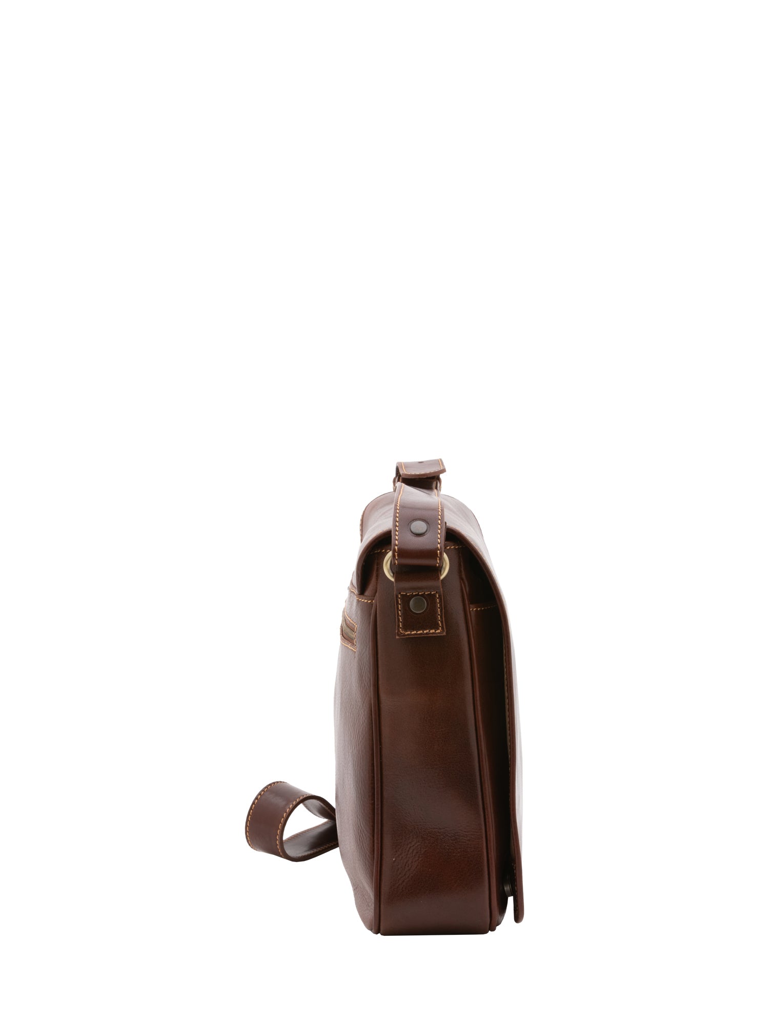 Crossbody bag I Fratelli Men Genuine leather -Tmoro Marrone