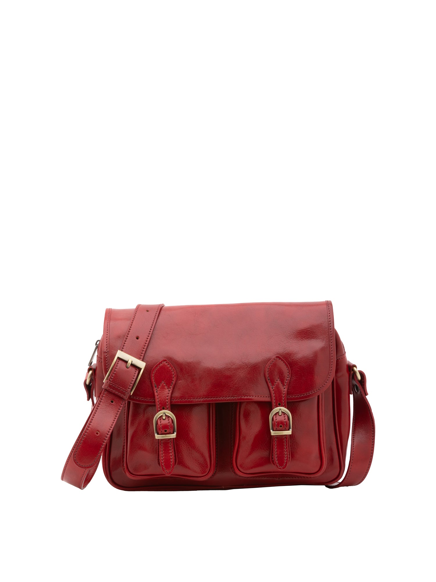 Crossbody bag I Fratelli Women Genuine leather -Tmoro Rosso