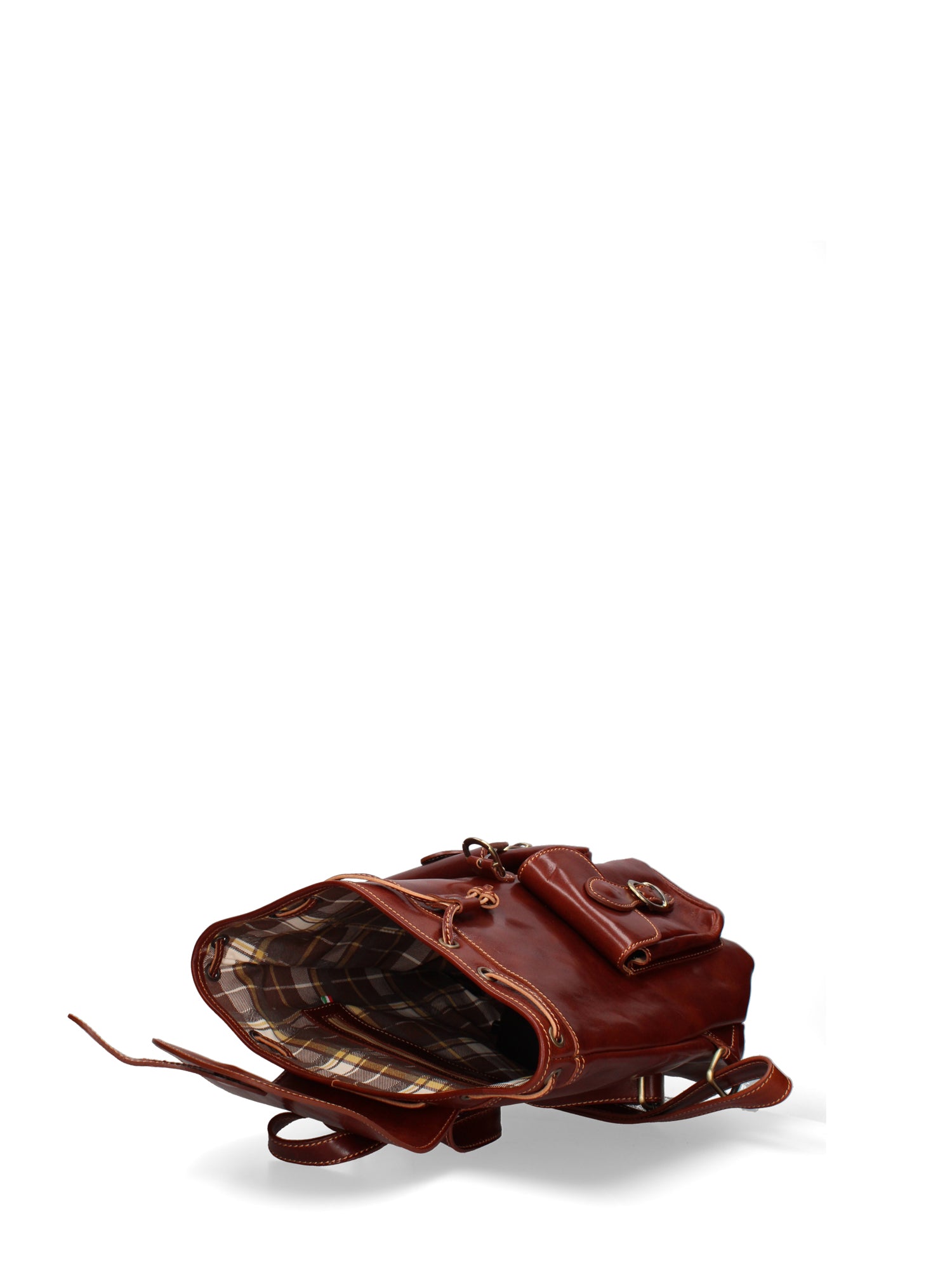 Shoulder Bag I Fratelli Women Genuine leather -Nero Marrone