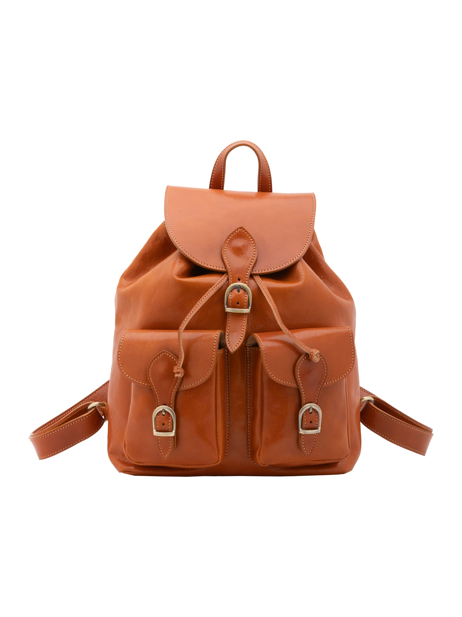 Shoulder Bag I Fratelli Women Genuine leather -Tmoro Cognac
