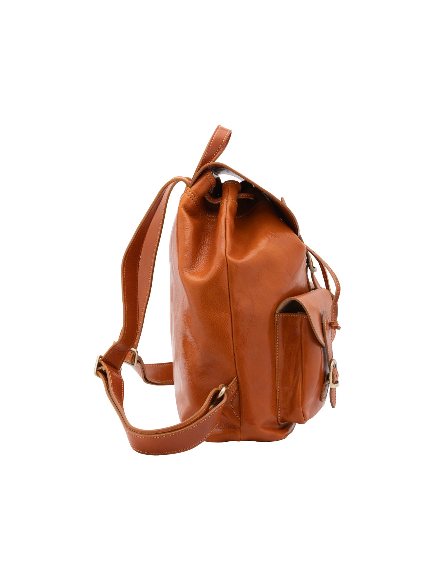 Shoulder Bag I Fratelli Women Genuine leather -Tmoro Cognac