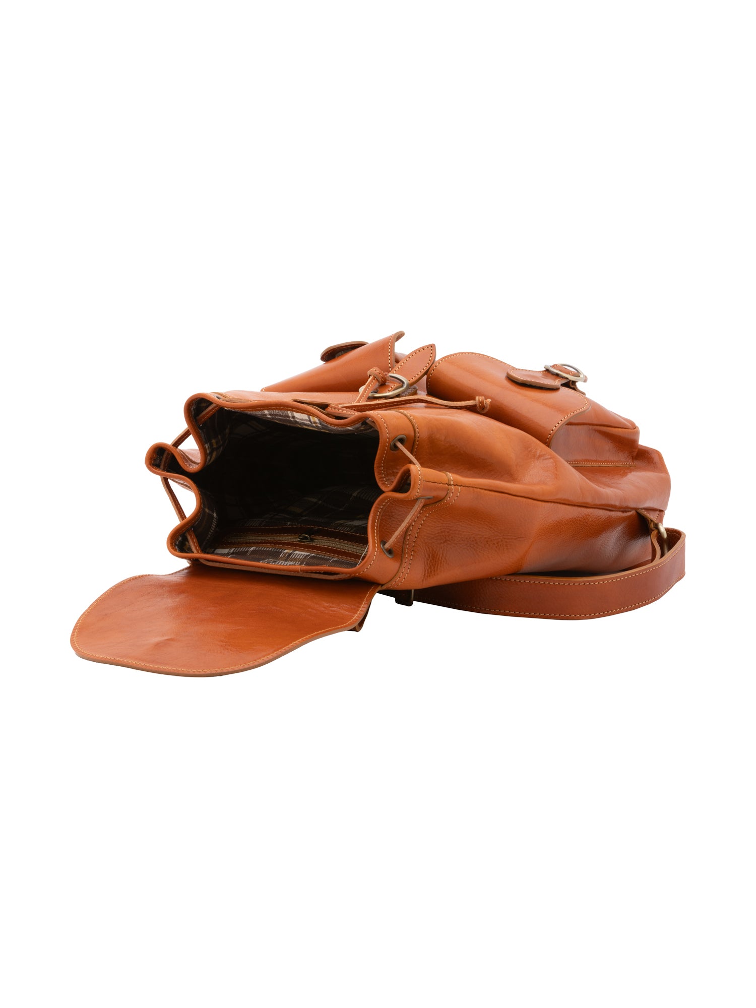 Shoulder Bag I Fratelli Women Genuine leather -Tmoro Cognac