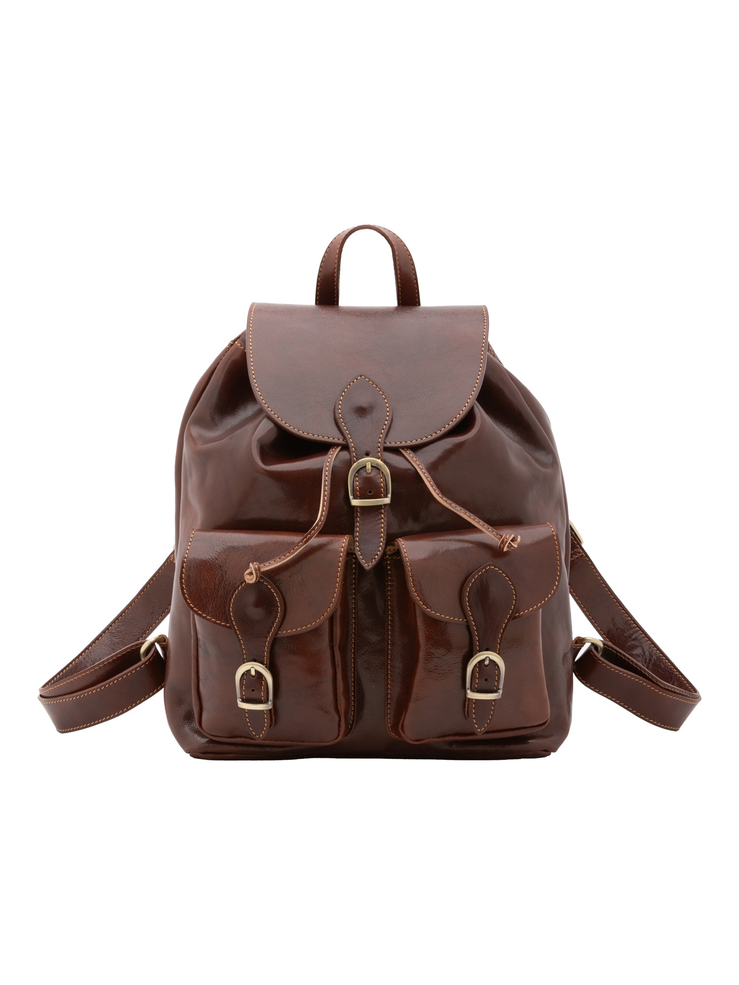 Shoulder Bag I Fratelli Women Genuine leather -Tmoro Marrone