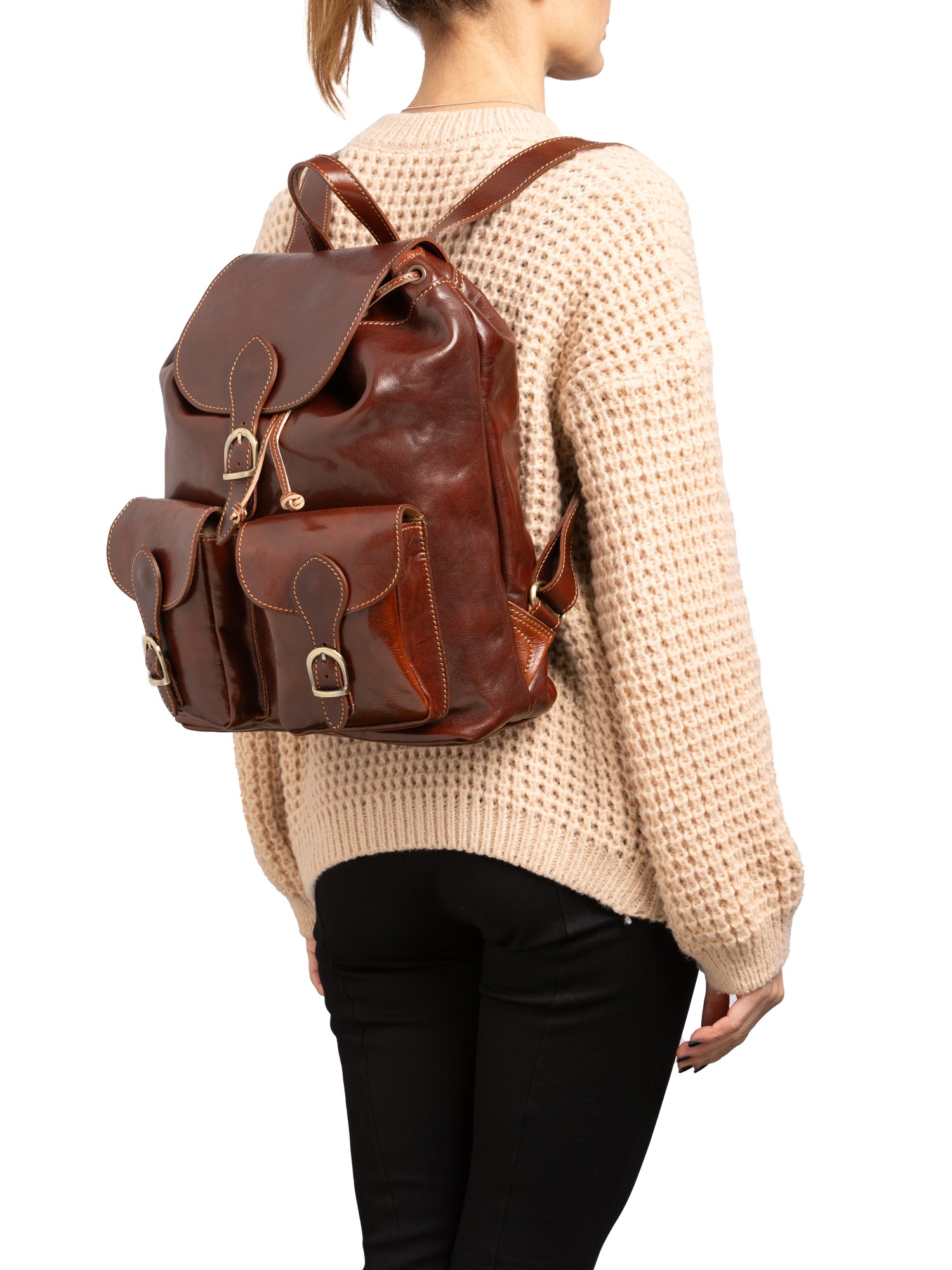 Shoulder Bag I Fratelli Women Genuine leather -Tmoro Marrone