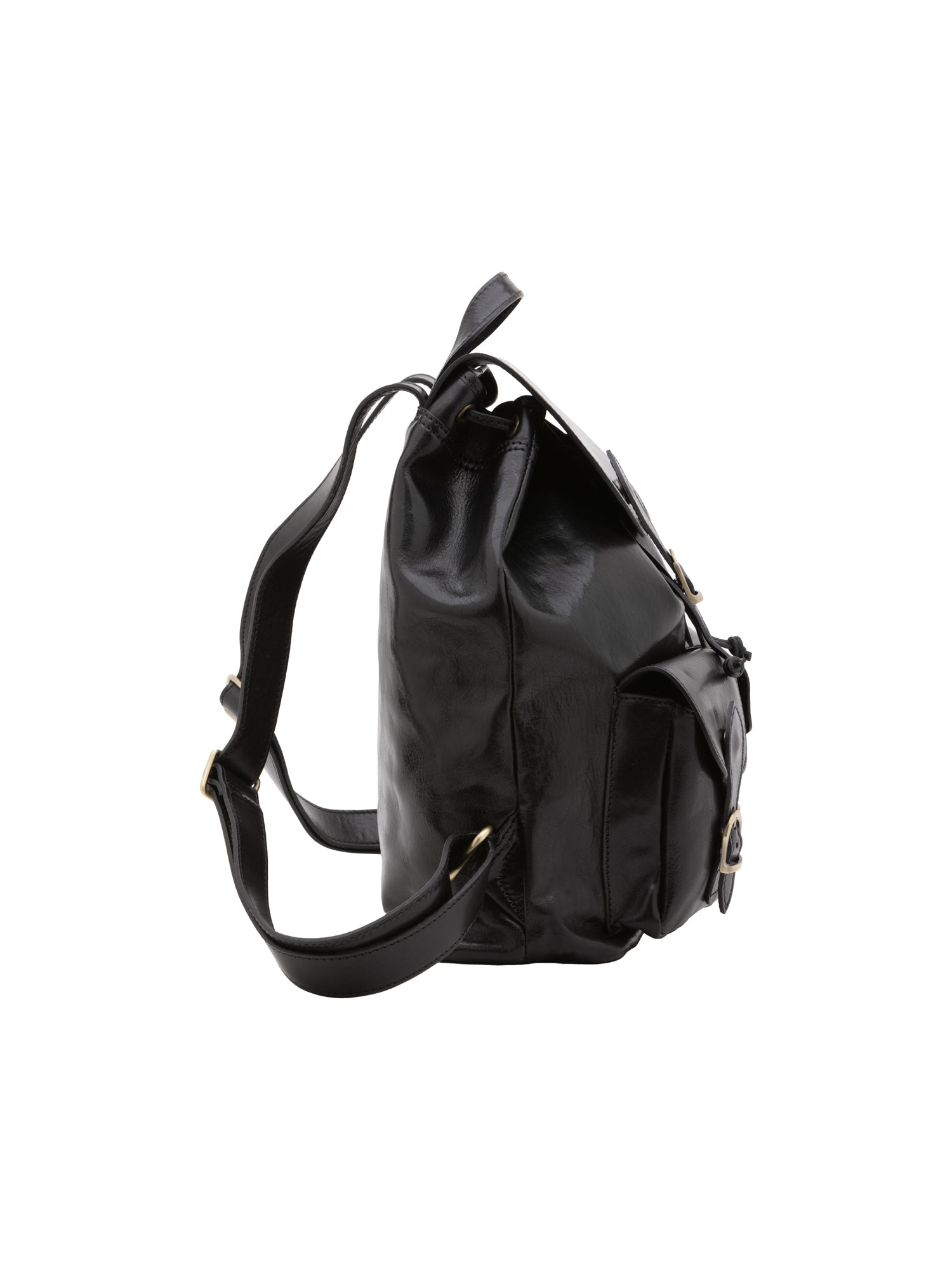 Shoulder Bag I Fratelli Women Genuine leather -Tmoro Nero