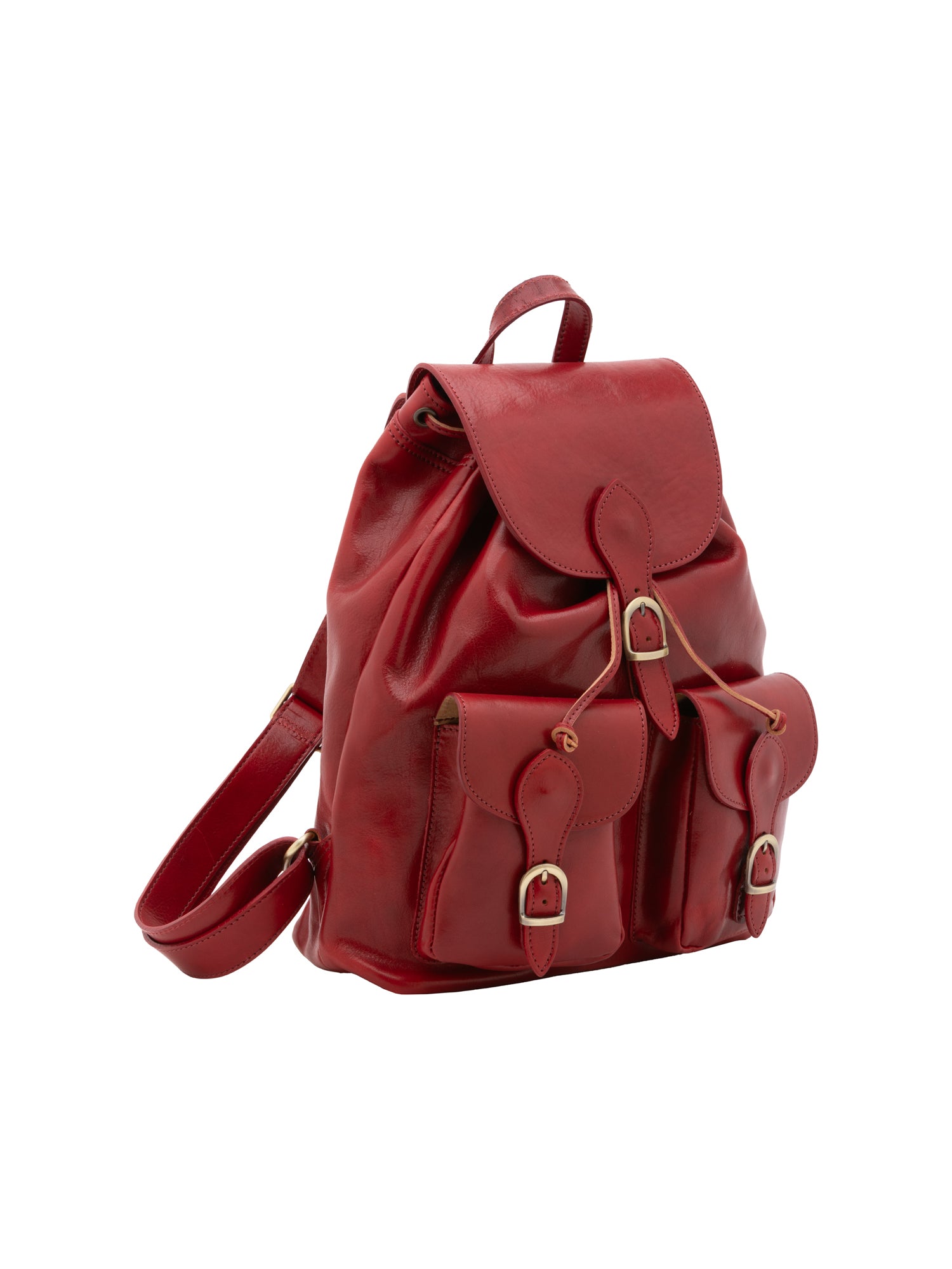 Shoulder Bag I Fratelli Women Genuine leather -Tmoro Rosso