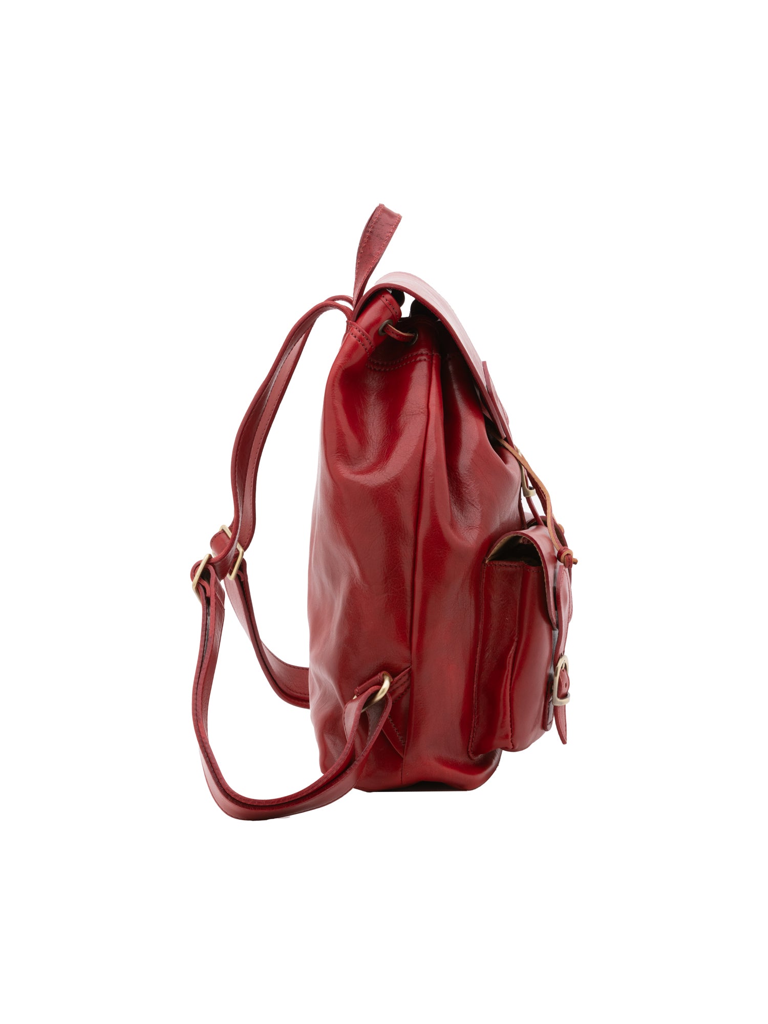 Shoulder Bag I Fratelli Women Genuine leather -Tmoro Rosso