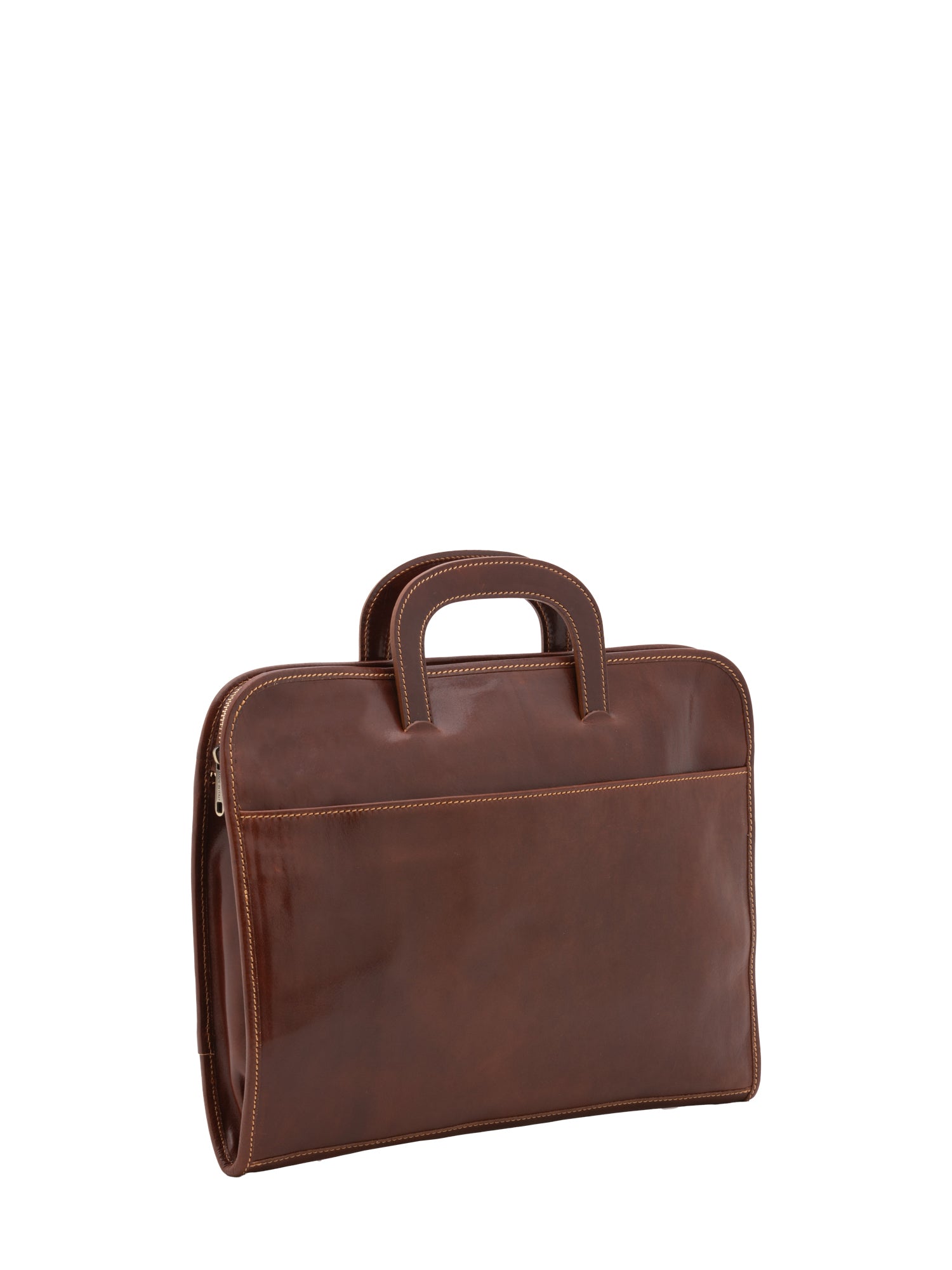 Briefcase I Fratelli Men Genuine leather -Marrone Marrone