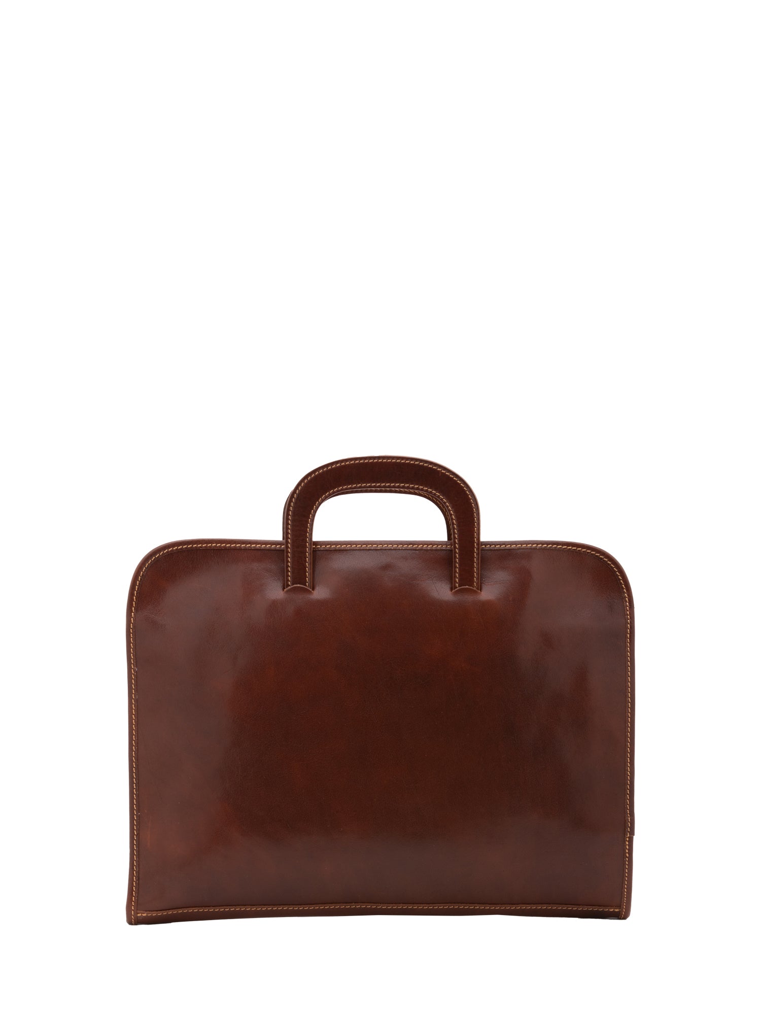Briefcase I Fratelli Men Genuine leather -Marrone Marrone