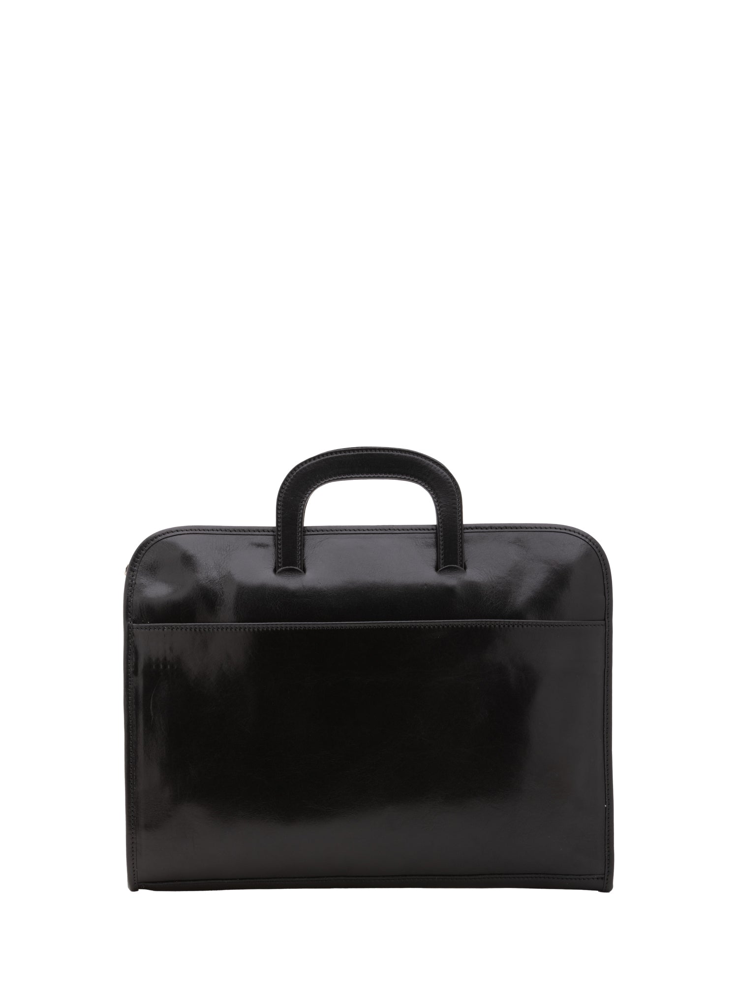 Briefcase I Fratelli Men Genuine leather -Marrone Nero
