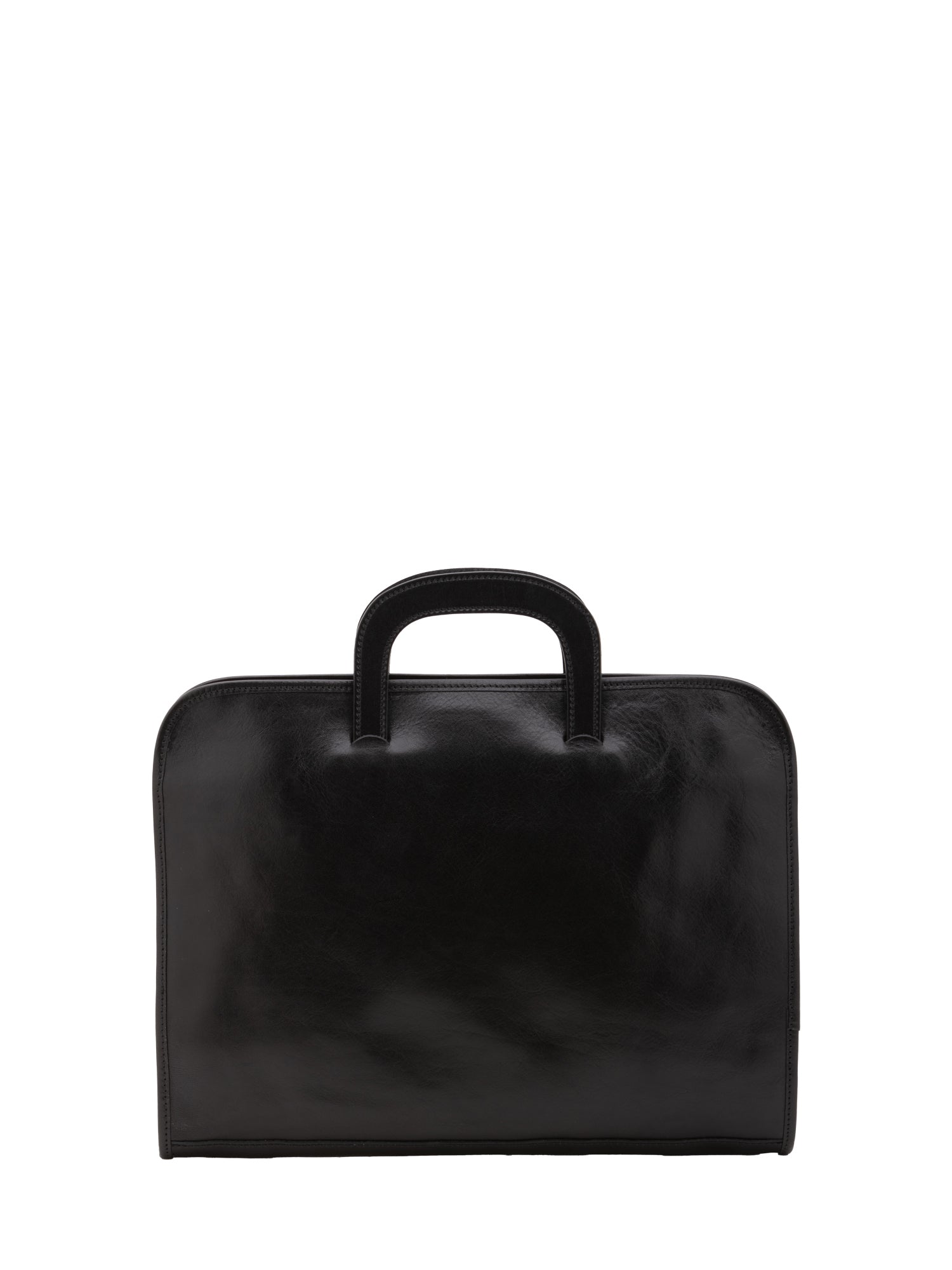 Briefcase I Fratelli Men Genuine leather -Marrone Nero