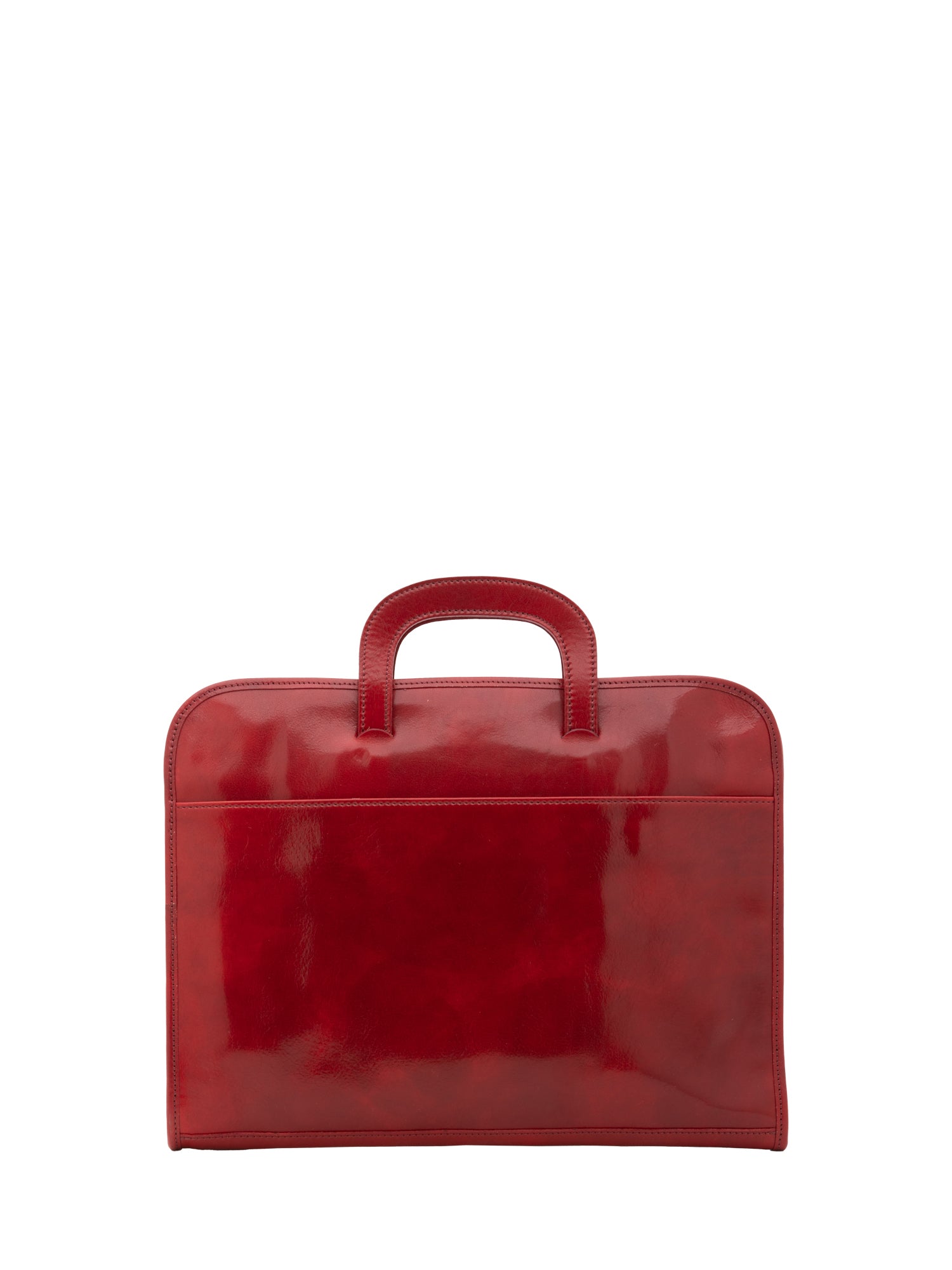 Briefcase I Fratelli Men Genuine leather -Marrone Rosso