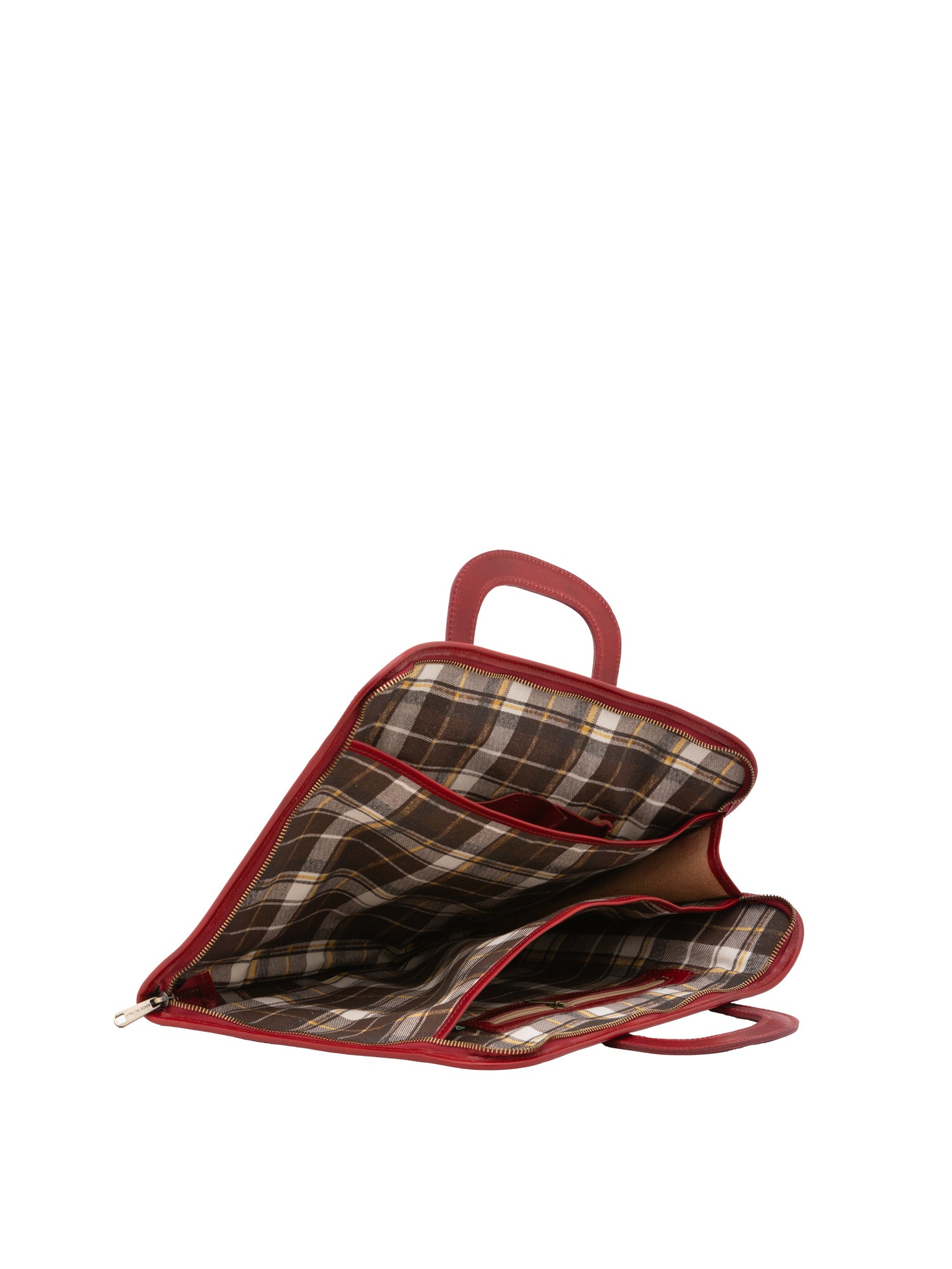 Briefcase I Fratelli Men Genuine leather -Marrone Rosso