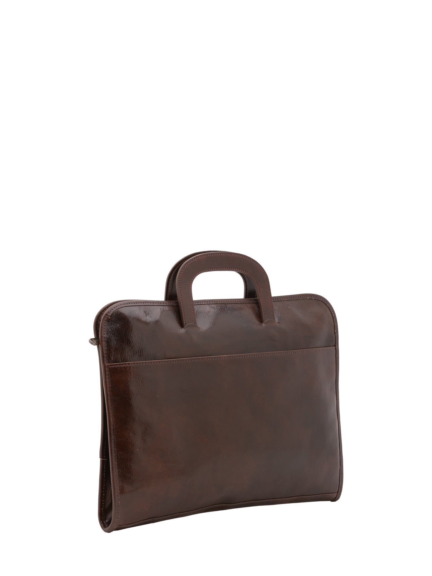 Briefcase I Fratelli Men Genuine leather -Marrone Testa di moro
