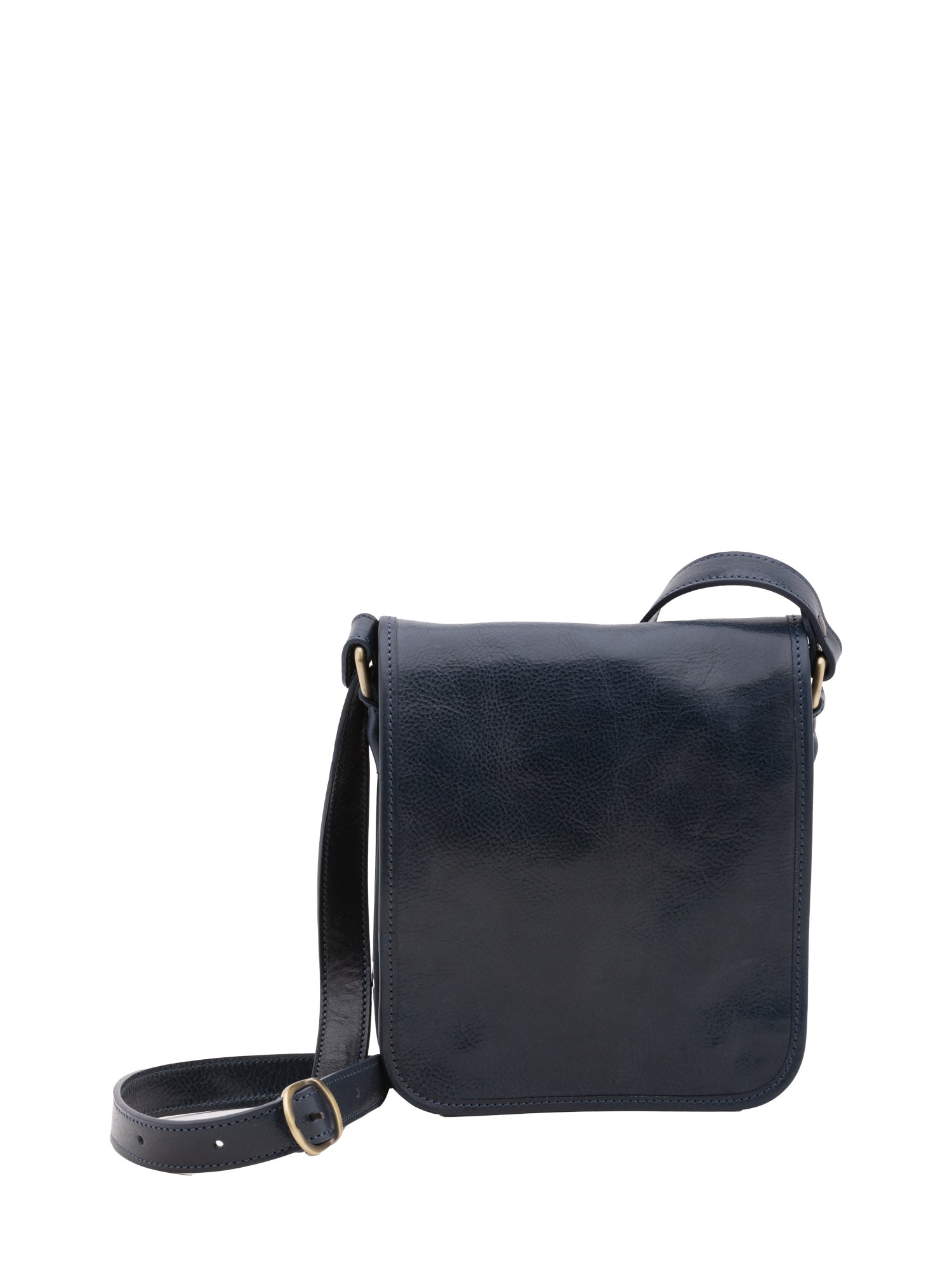 Crossbody bag I Fratelli Men Genuine leather -Verde Blu