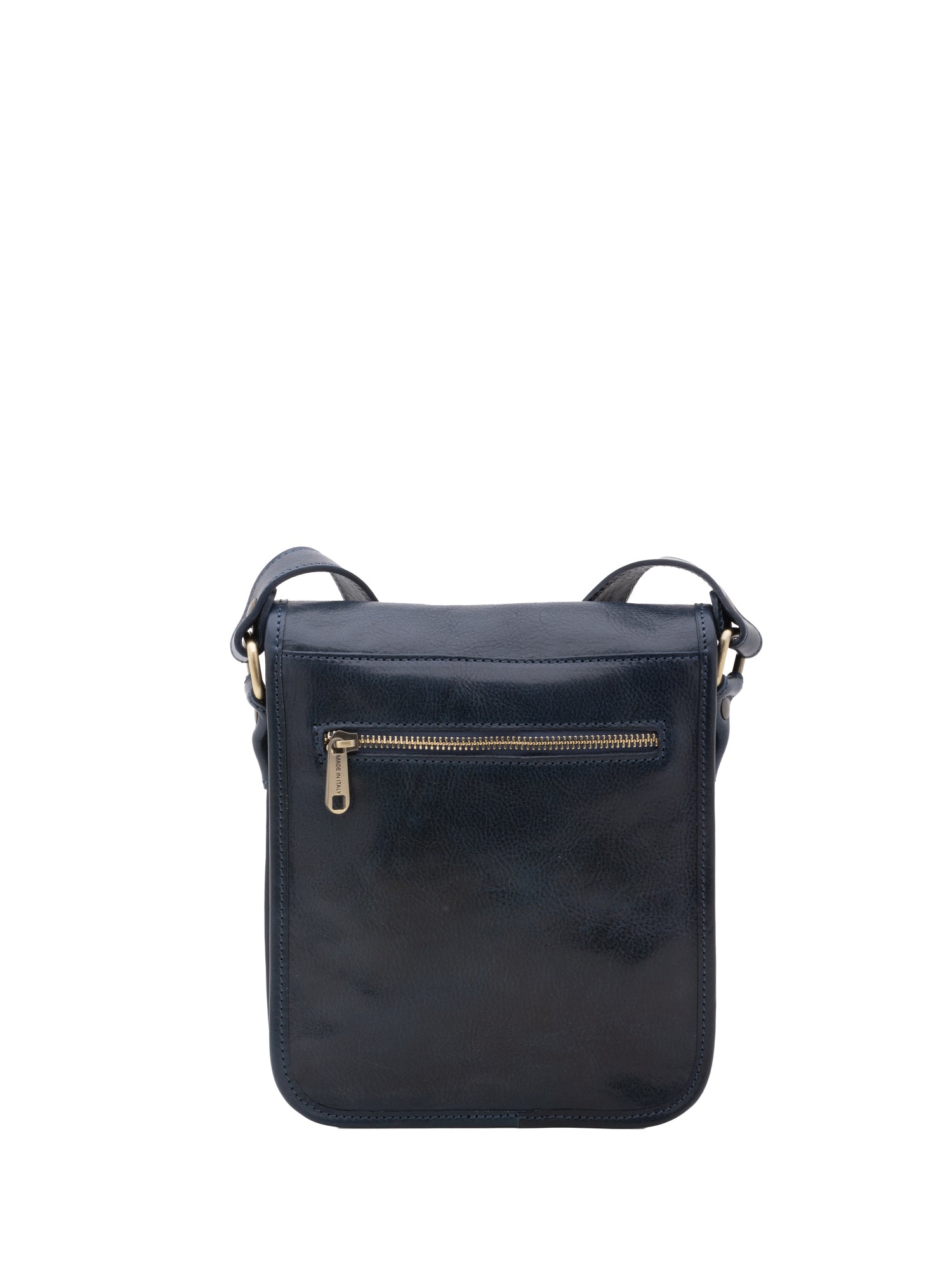 Crossbody bag I Fratelli Men Genuine leather -Verde Blu