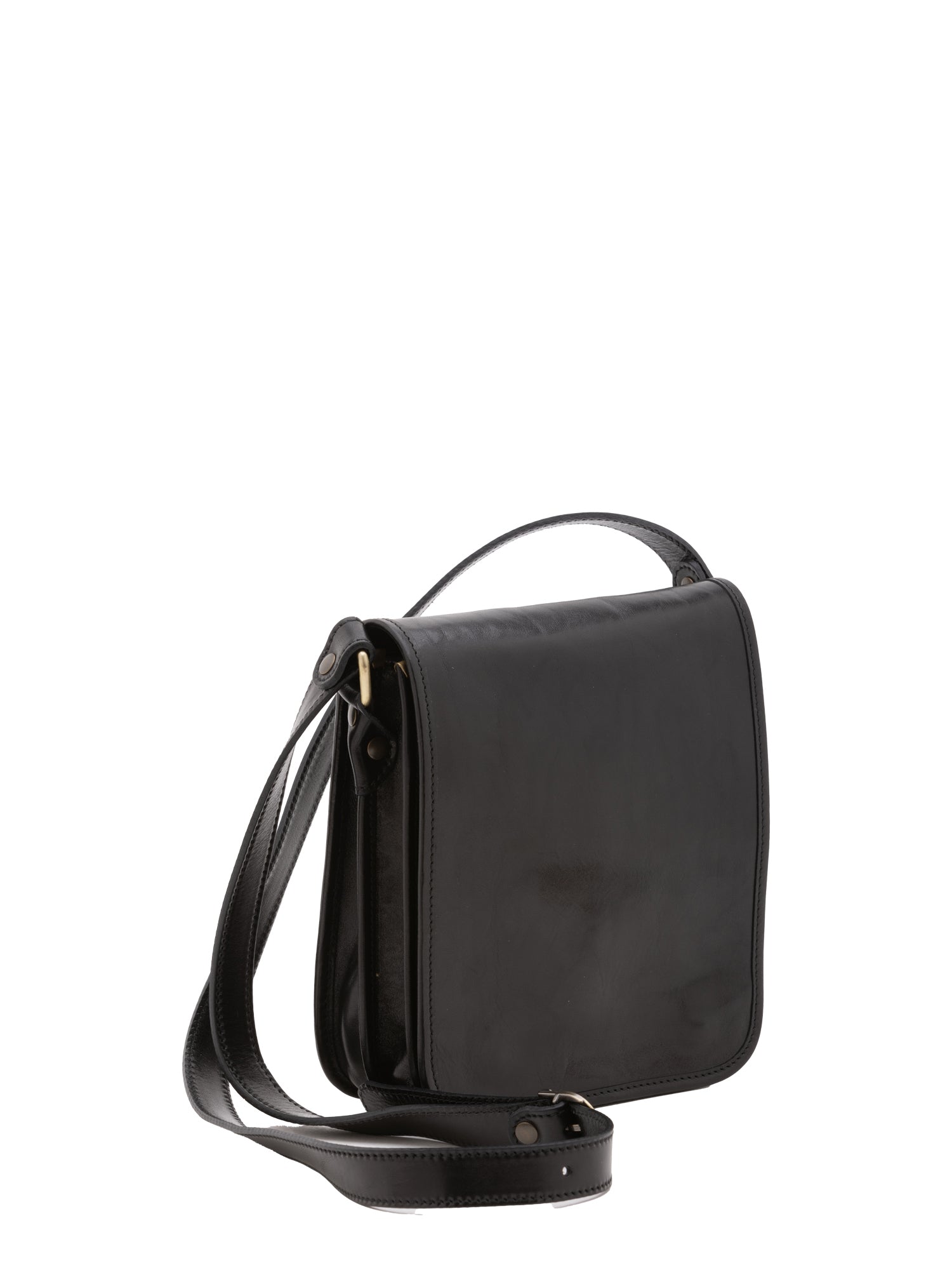 Crossbody bag I Fratelli Men Genuine leather -Verde Nero