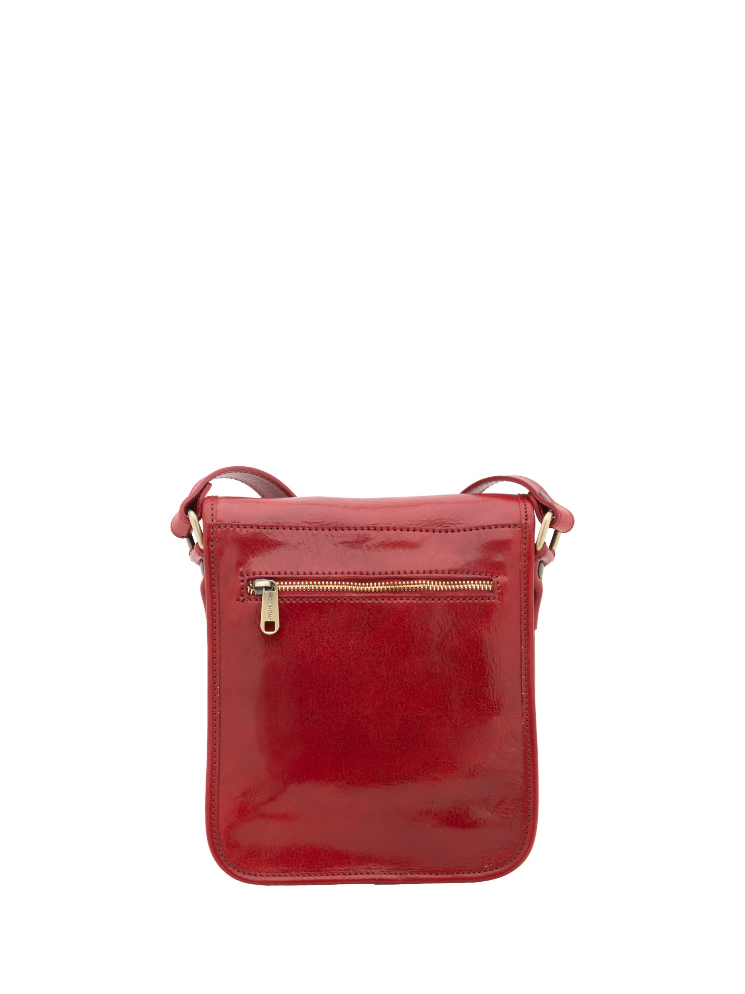 Crossbody bag I Fratelli Men Genuine leather -Verde Rosso