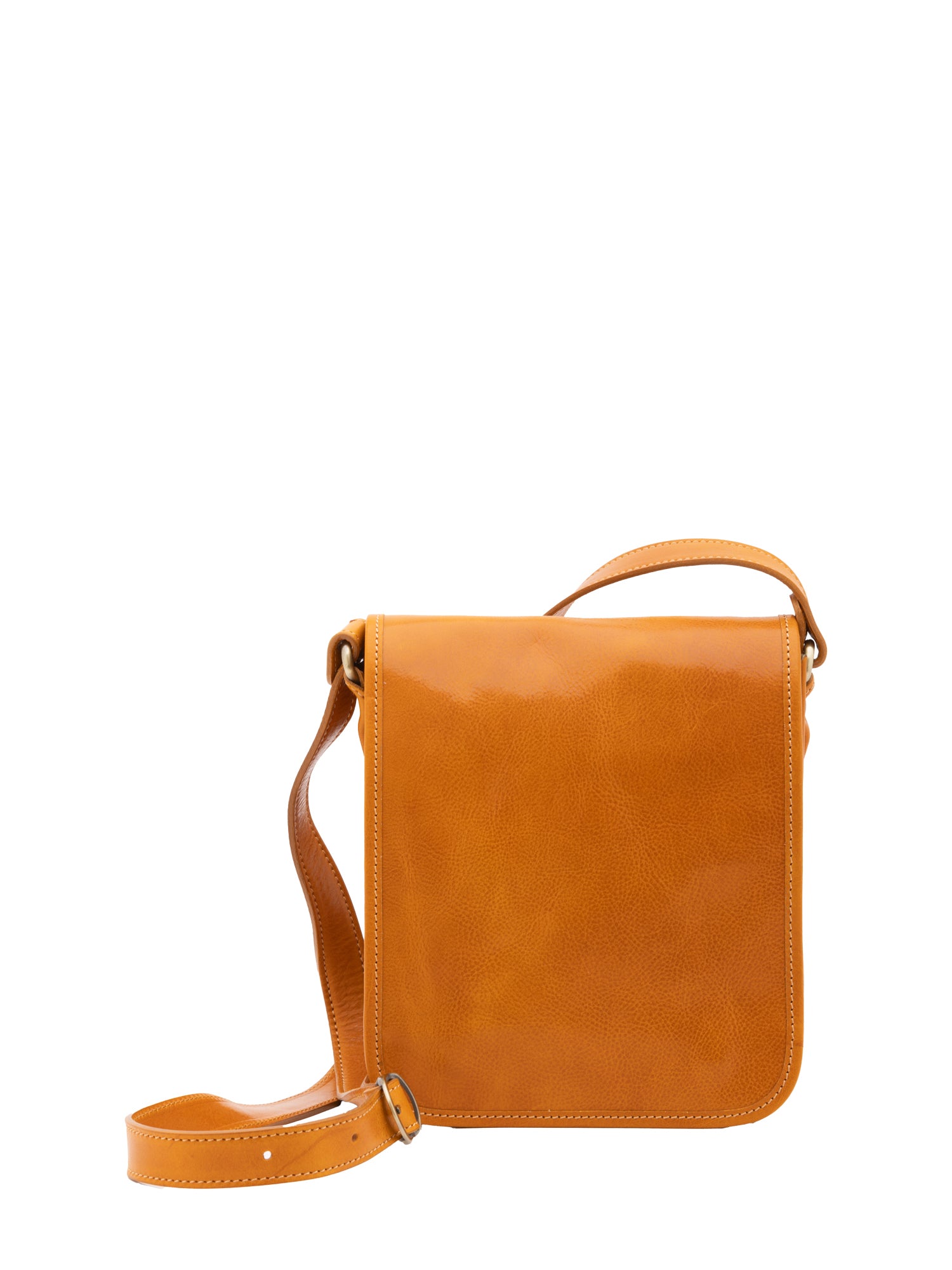 Crossbody bag I Fratelli Men Genuine leather -Verde Senape