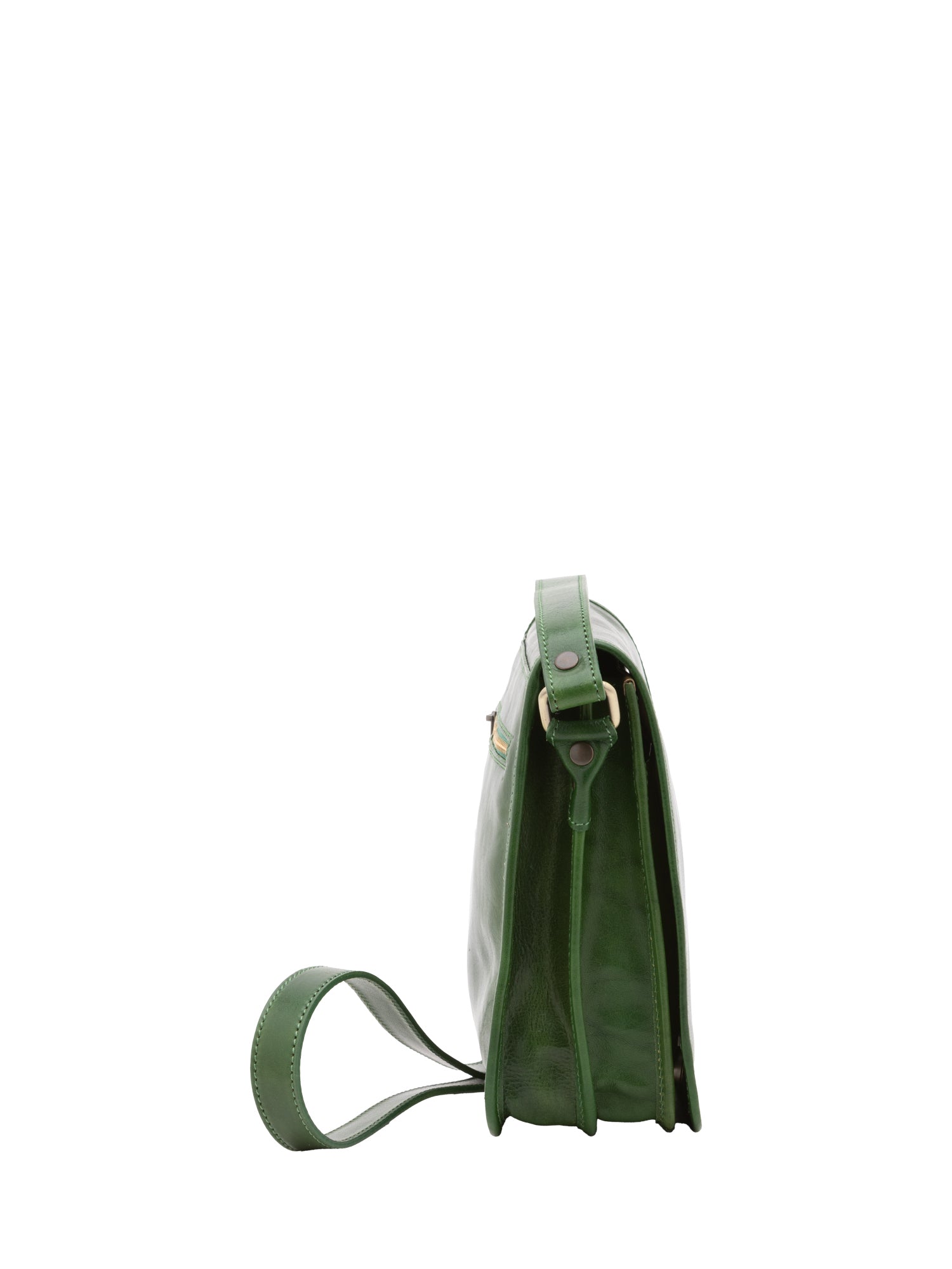 Crossbody bag I Fratelli Men Genuine leather -Verde Verde
