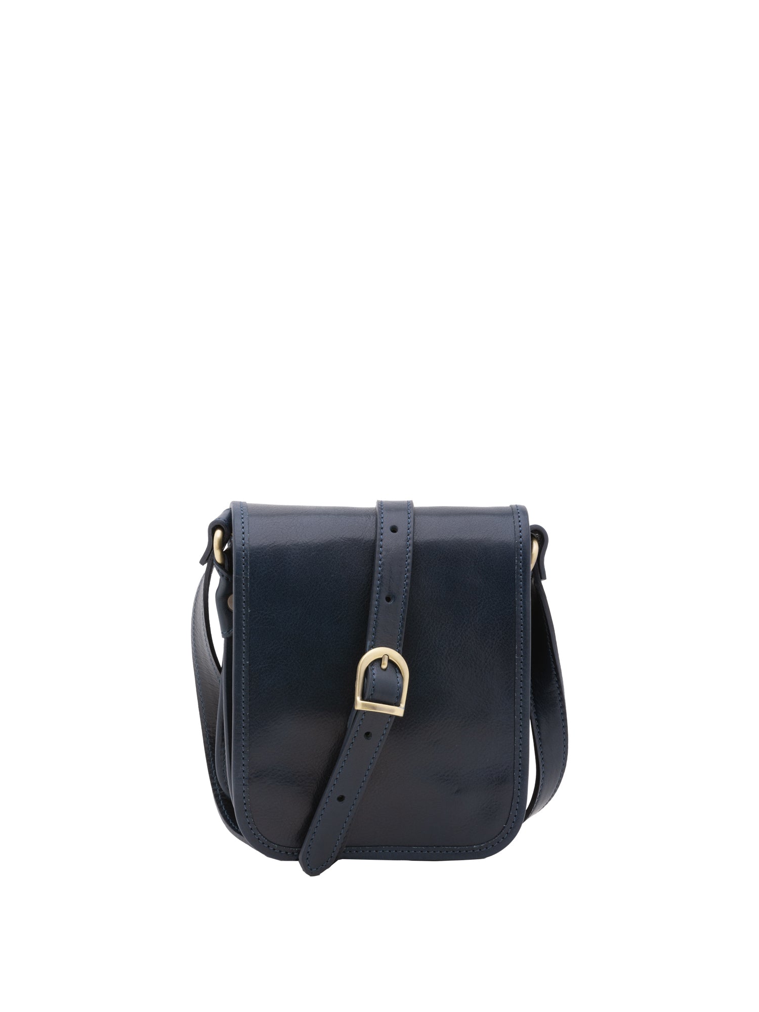 Crossbody bag I Fratelli Men Genuine leather -Senape Blu