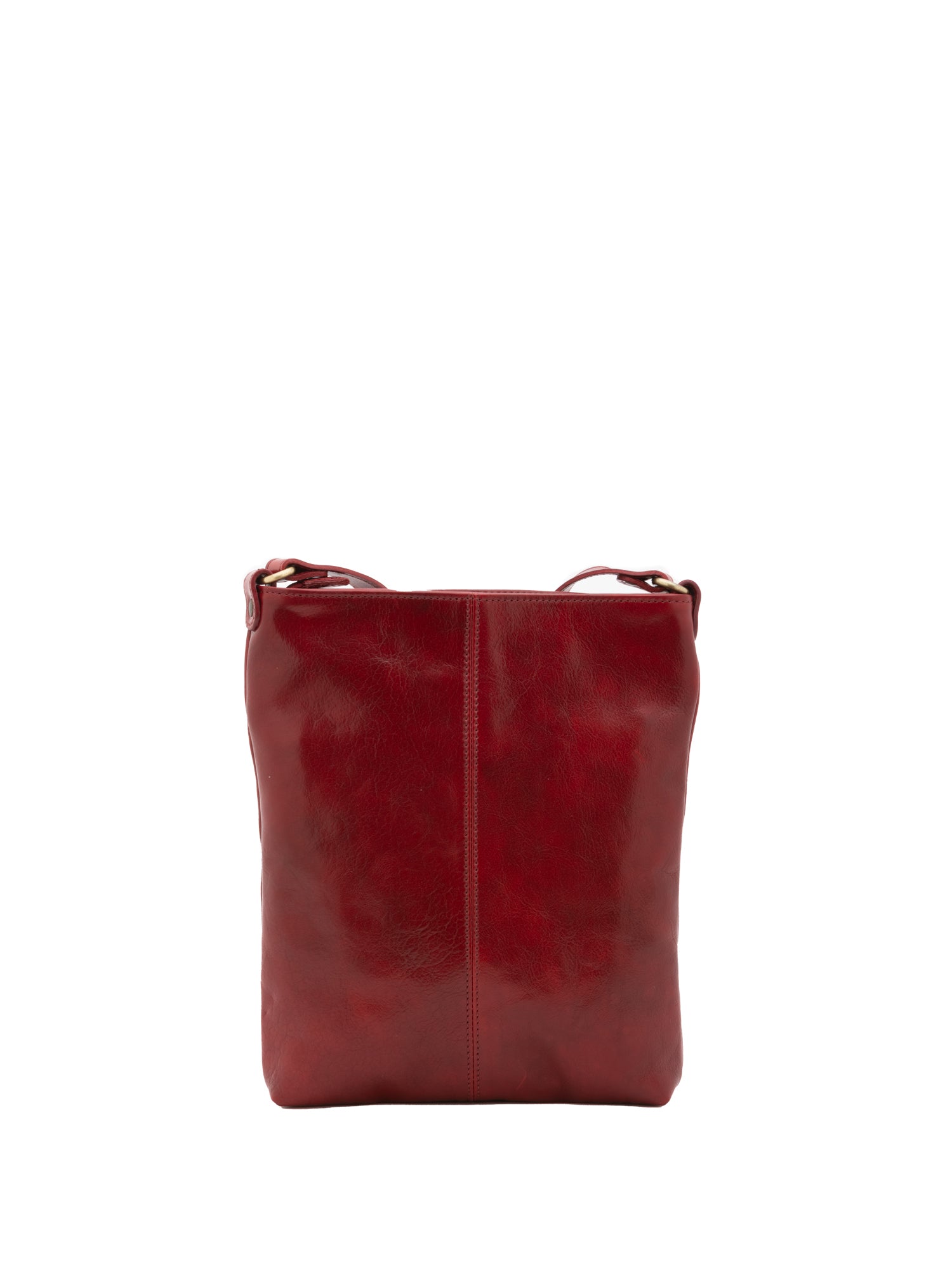 Crossbody bag I Fratelli Men Genuine leather -Nero Rosso