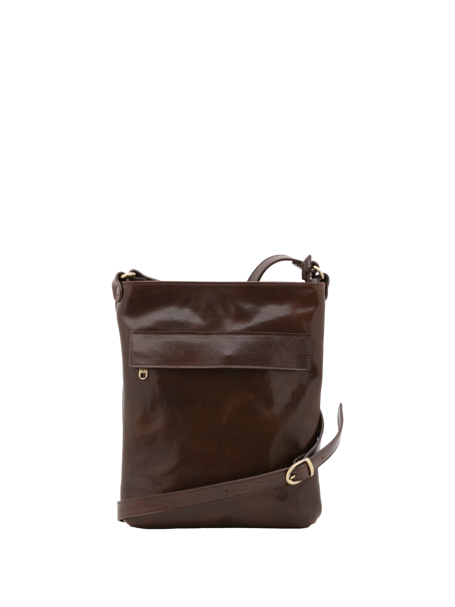 Crossbody bag I Fratelli Men Genuine leather -Nero Testa di moro