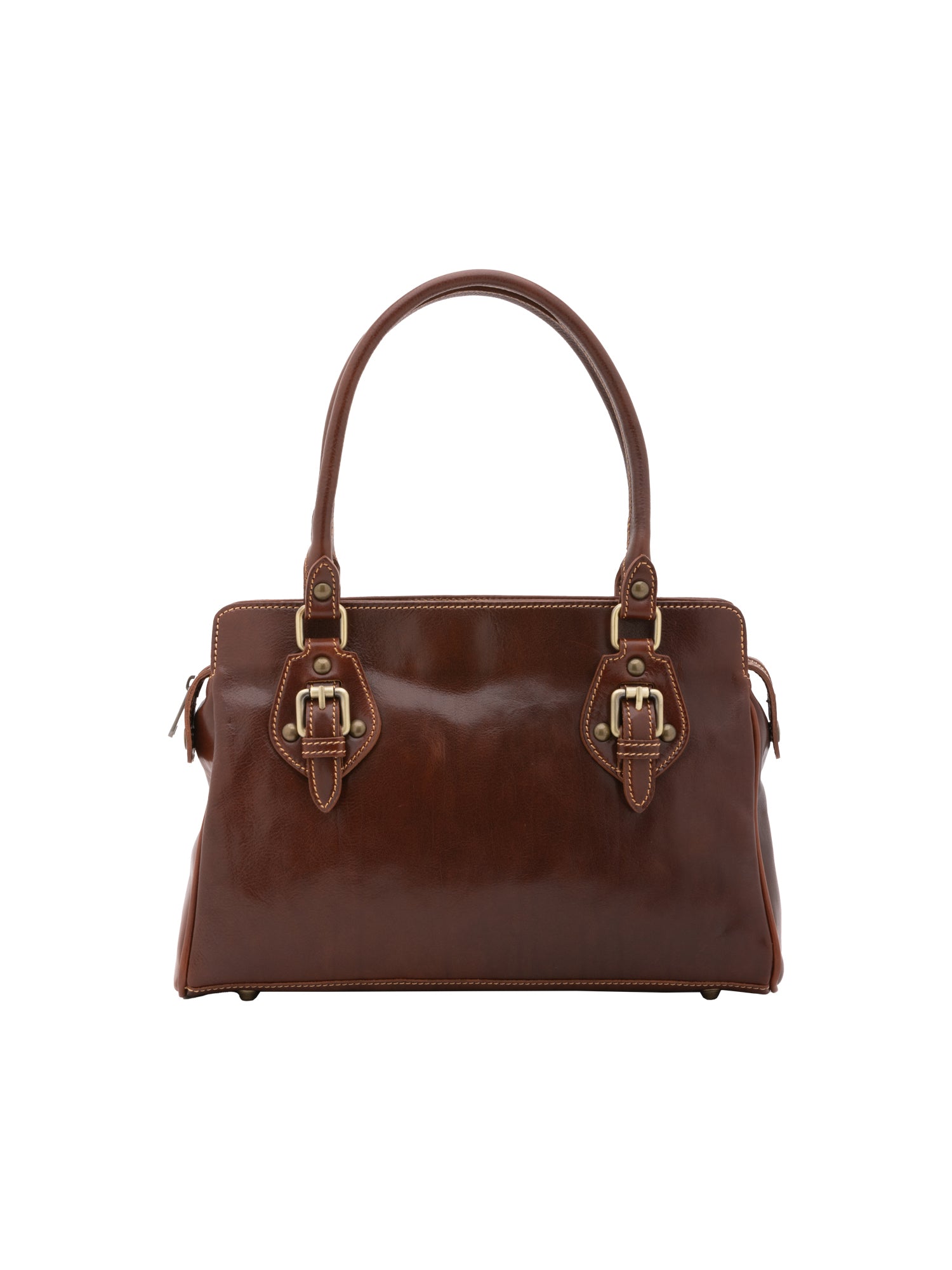 Handbag I Fratelli Women Genuine leather -Marrone Marrone