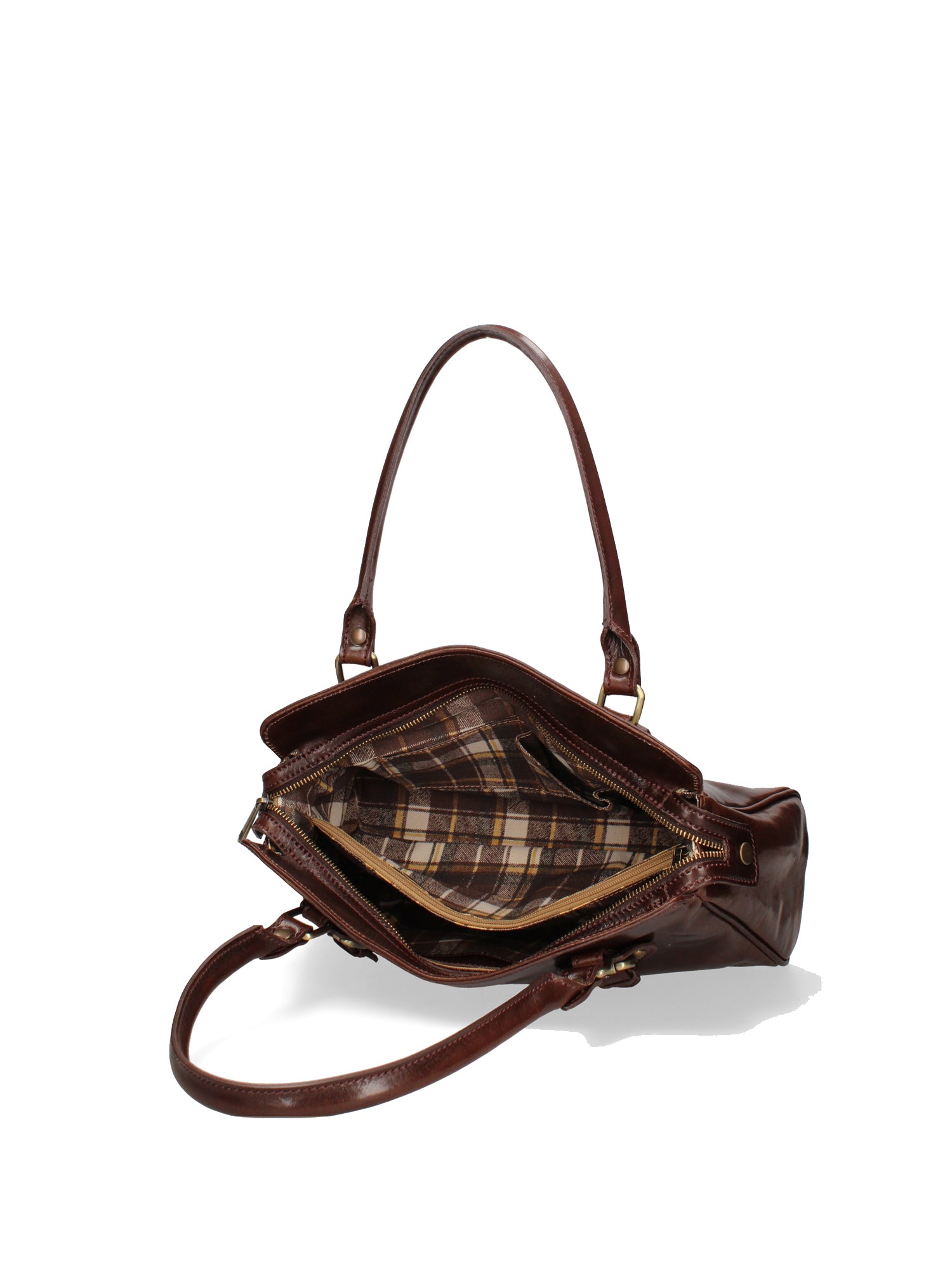 Handbag I Fratelli Women Genuine leather -Marrone Testa di moro
